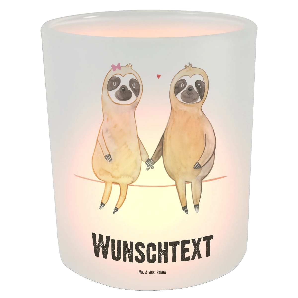 Personalised lantern sloth pair trend animal, relax, lovers, lazy, favourite animal, together, in love, engaged, sloth love, sloth couple