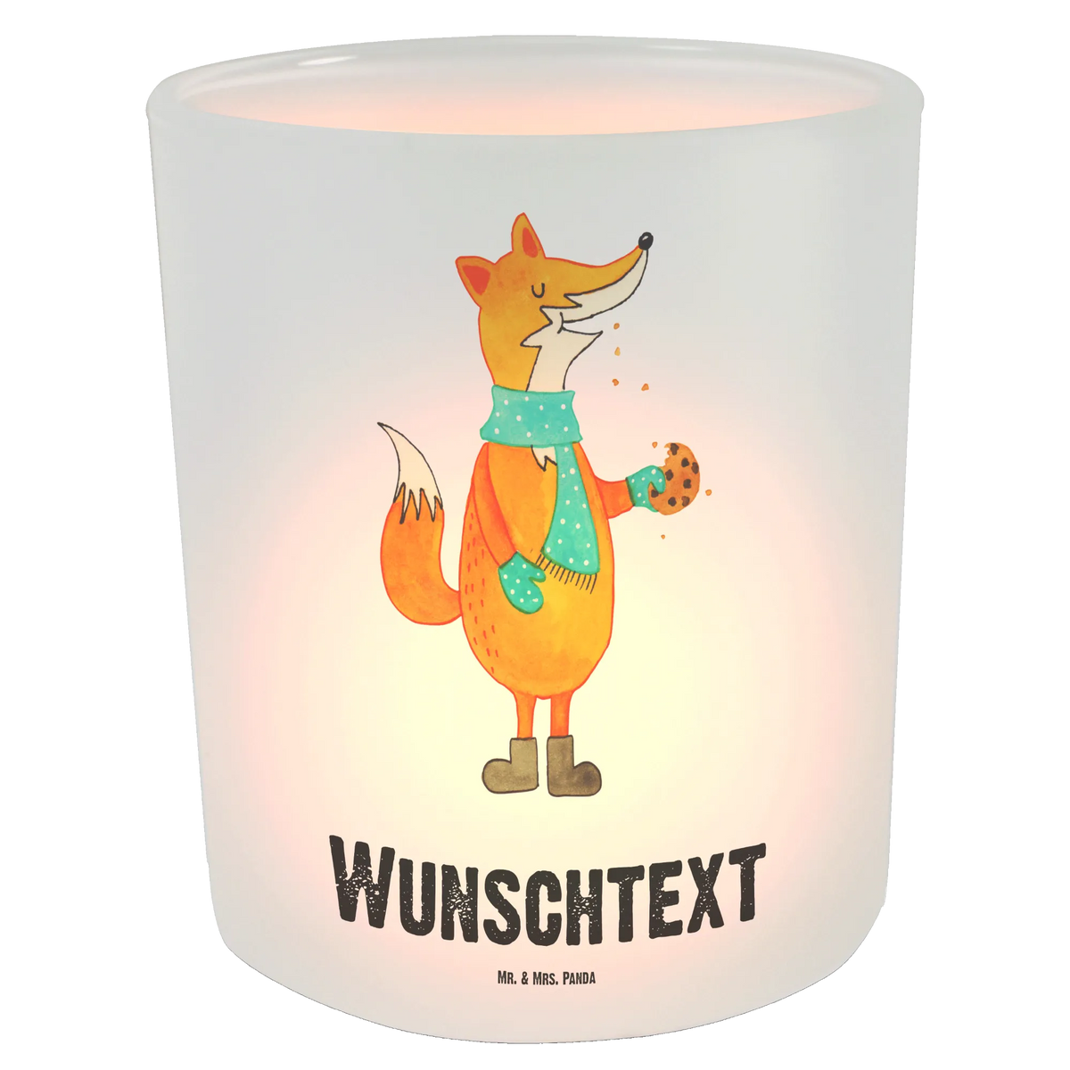 Personalised lantern Fox biscuit fox, foxes, forest wildlife, clever as a fox, animal lover, kitchen decoration, christmas present, winter, cookies, love, baking saying, christmas time