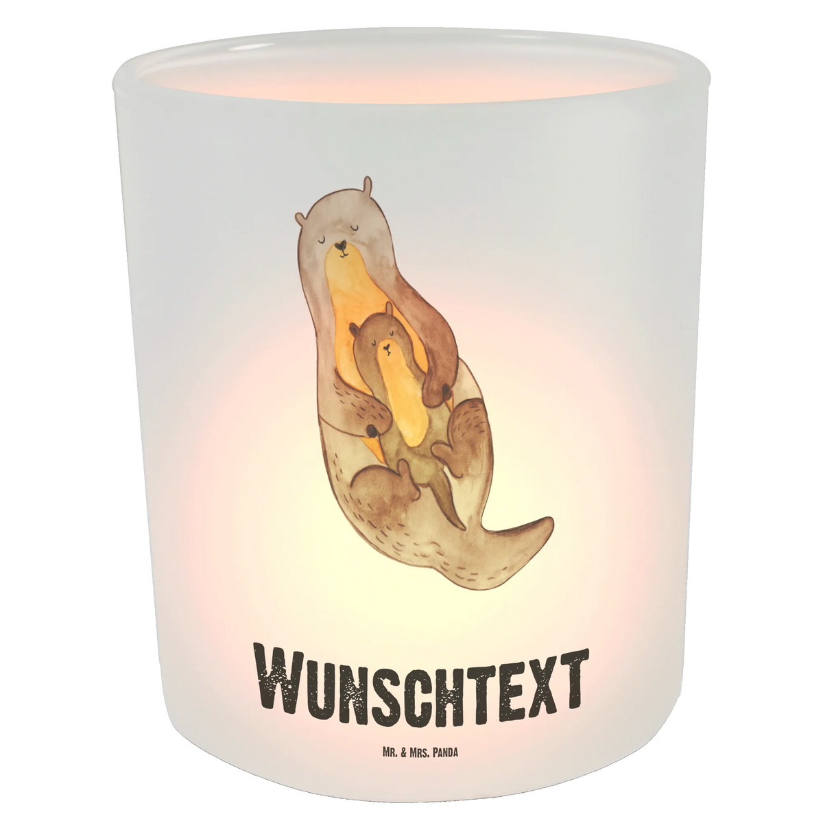 Personalised lantern otter child otter, marten, sea otter, European otter, water mammal, aquatic animal, baby otter, predator, water, otter gifts, animal lover, gift ideas for animal lovers, animal, mammal, water animal, gifts for people in love, Otter Sea Otter Lake Otter