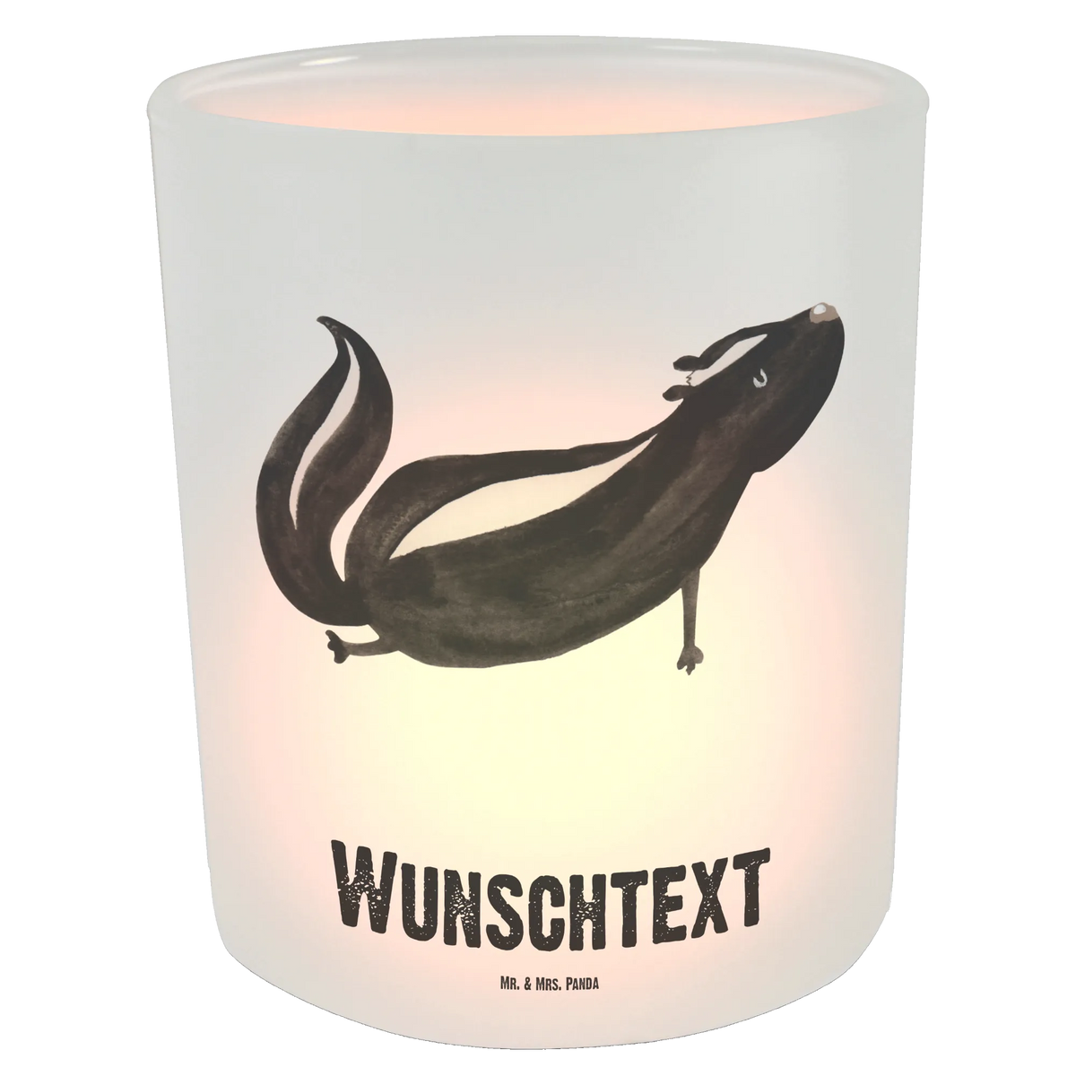 Personalised lantern skunk yoga Skunk, Stinky, Laugh, Stinker, Predator, Love, Live, Wild animal, Namaste, Yoga