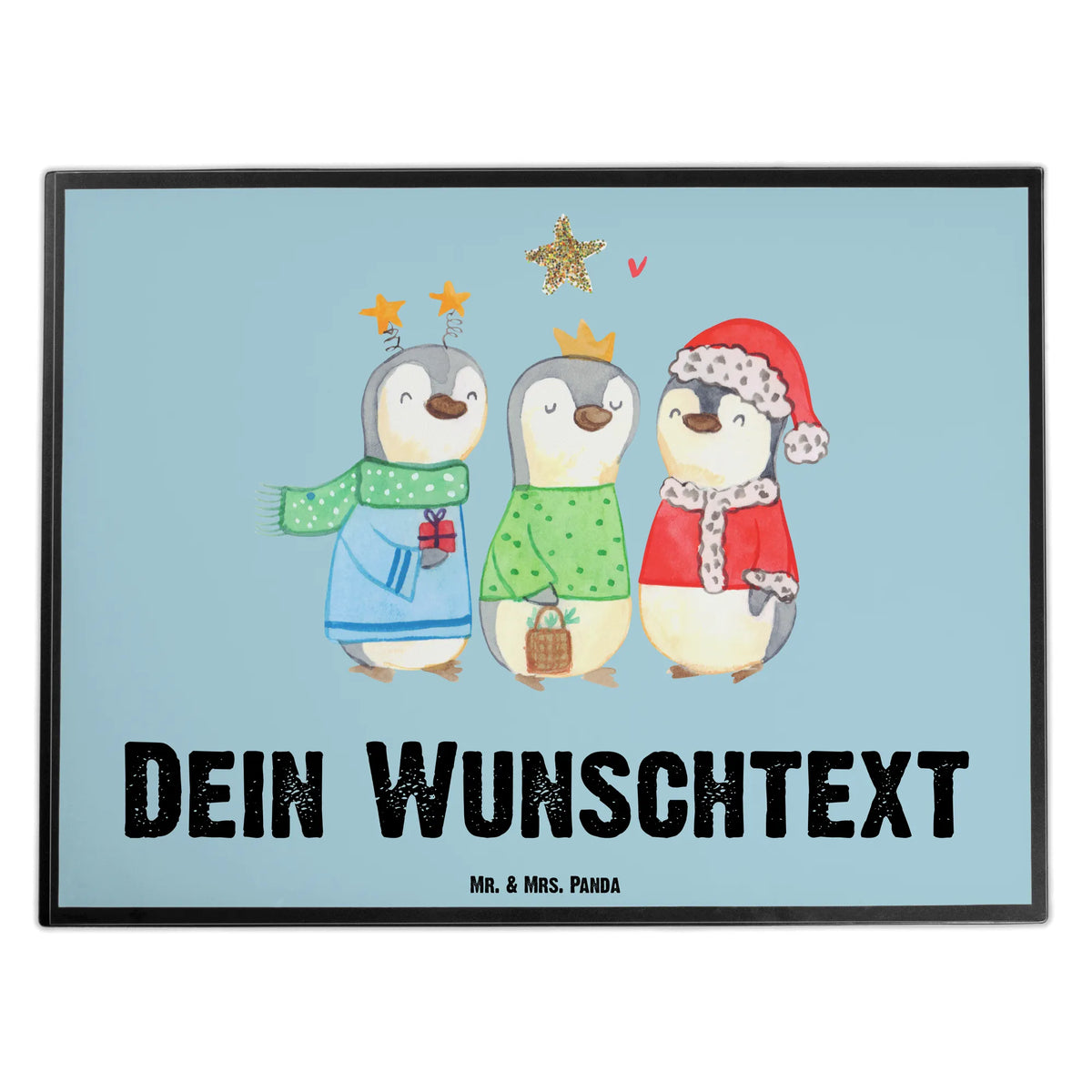 Personalised desk pad wintertime Holy Three Kings Winter, Christmas, Christmas time, snow, Santa Claus, Christmas days, Christmas present, Christmas Eve, Epiphany