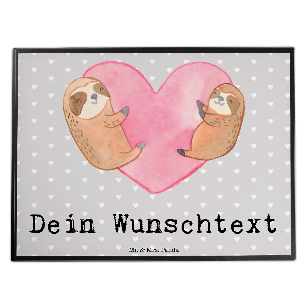 Personalised desk pad sloths Heart Love, Loving, Two, Together, Marriage, Engagement, Proposal of marriage, Love gift, gift for her, gift for him, anniversary gift, Valentine's Day Gift for Women Love Gift Anniversary Wedding Anniversary Party Favor Gift for Girlfriend Gift for Partner Boyfriend Gift Token of Love for Men for Husband