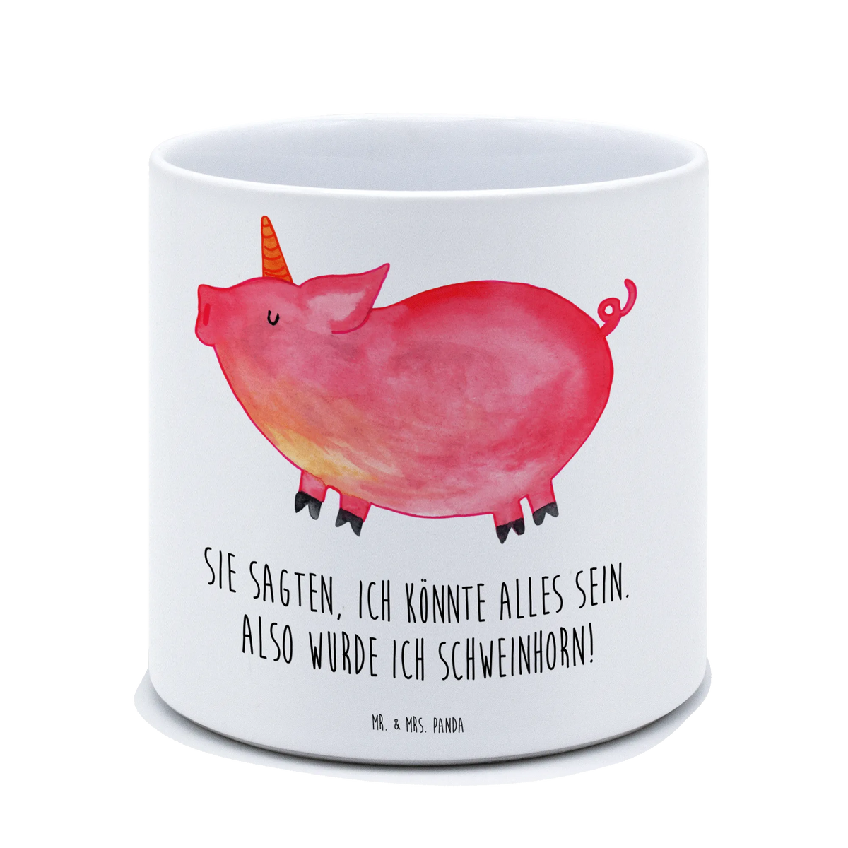 XL flower pot unicorn Pig pigcorn, Funny saying, piggycorn, girlfriend gift