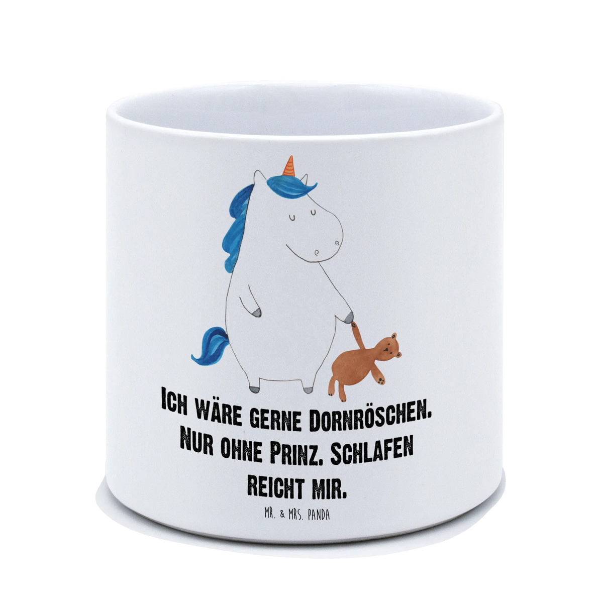XL flower pot unicorn teddy dreaming, girlfriend, good night, child gift, sleep, sweet, bed, child present, single life