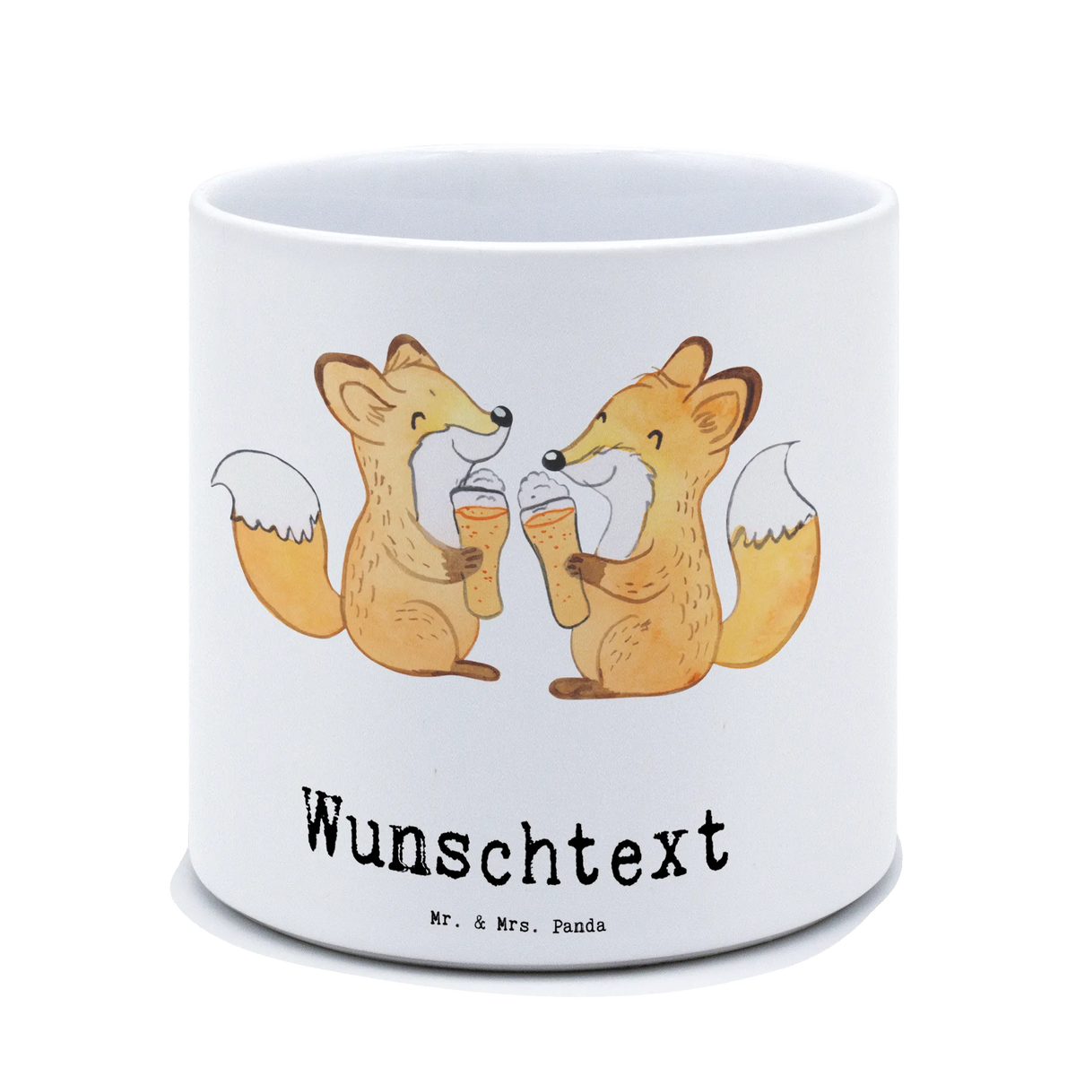 Personalised XL flower pot Fox Best roommate in the world gift, birthday, gift idea, birthday present, giving, thank you, for, make you happy, gift tip, student dormitory, colleague, Roommate, dormitory, neighbor, roommates, flat share, room, hospital