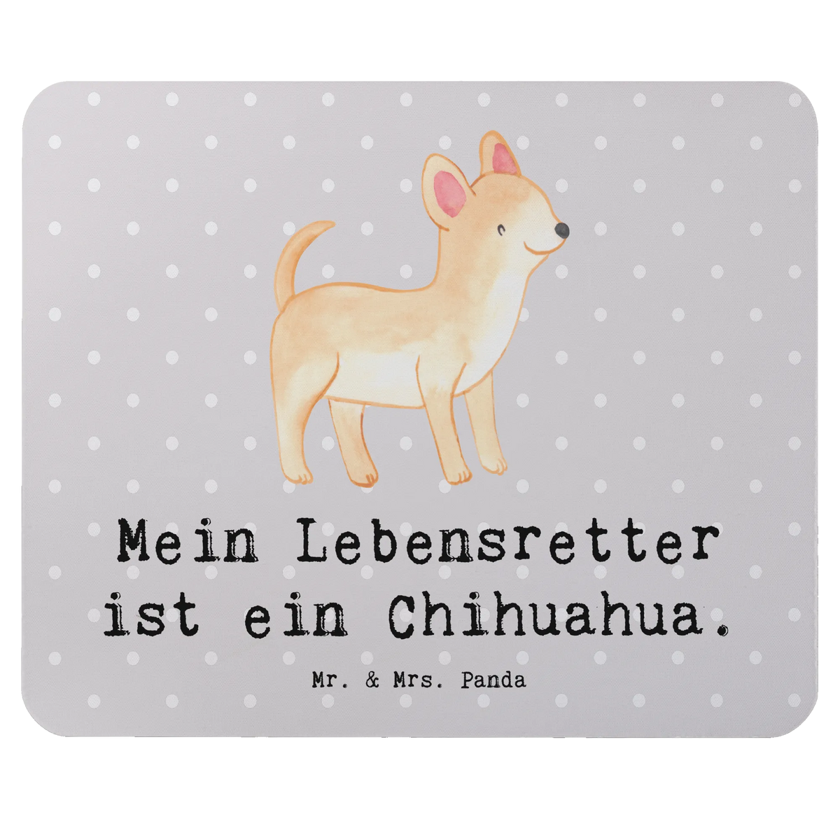 Mouse mat Chihuahua Lifesaver puppy, dog owner, purebred dog, dog breed, animal lover, gift, giving