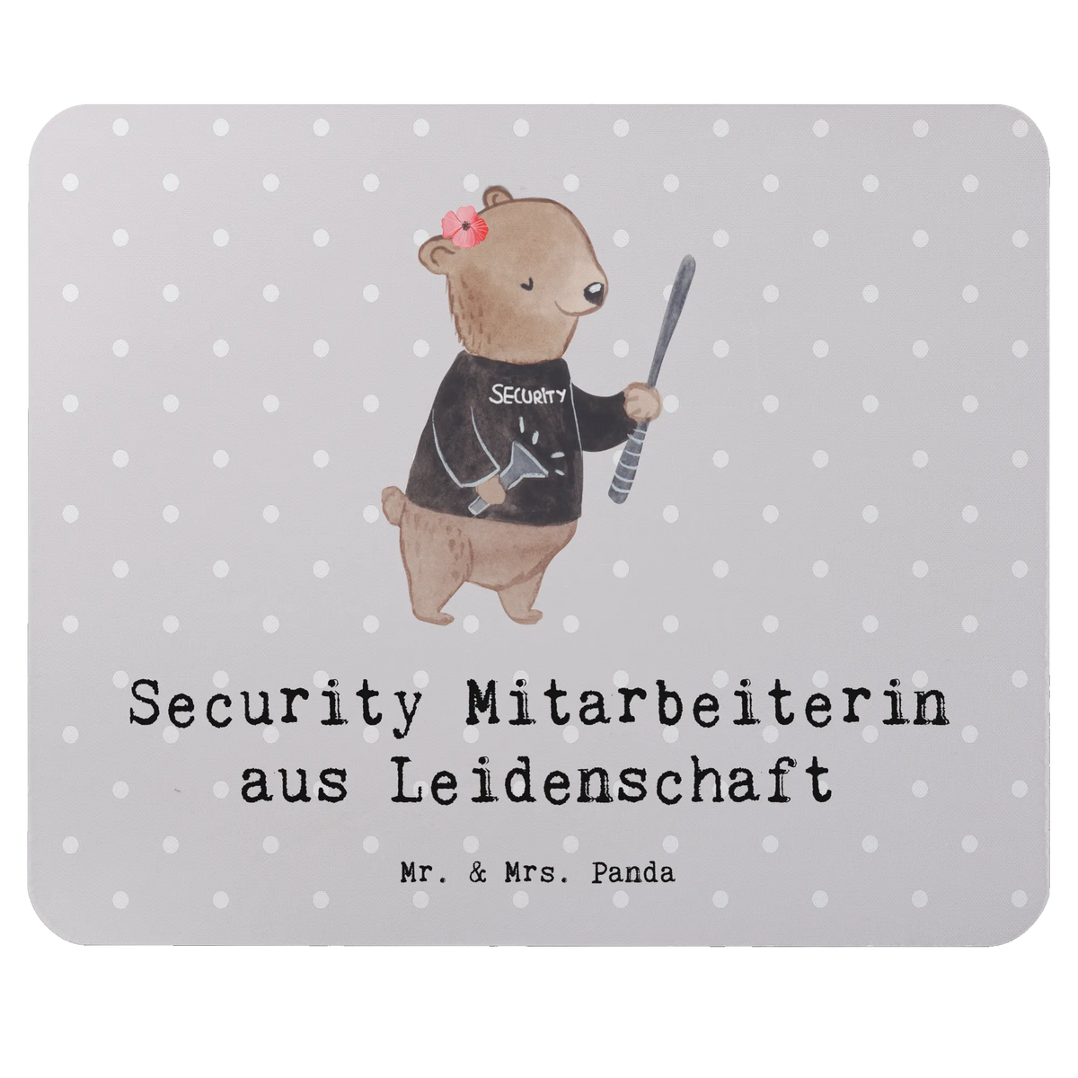 Mouse mat Security Guard Passion gift, sayings, gift idea, best, farewell gift, passing exam, anniversary, retirement, promotion, job start, profession