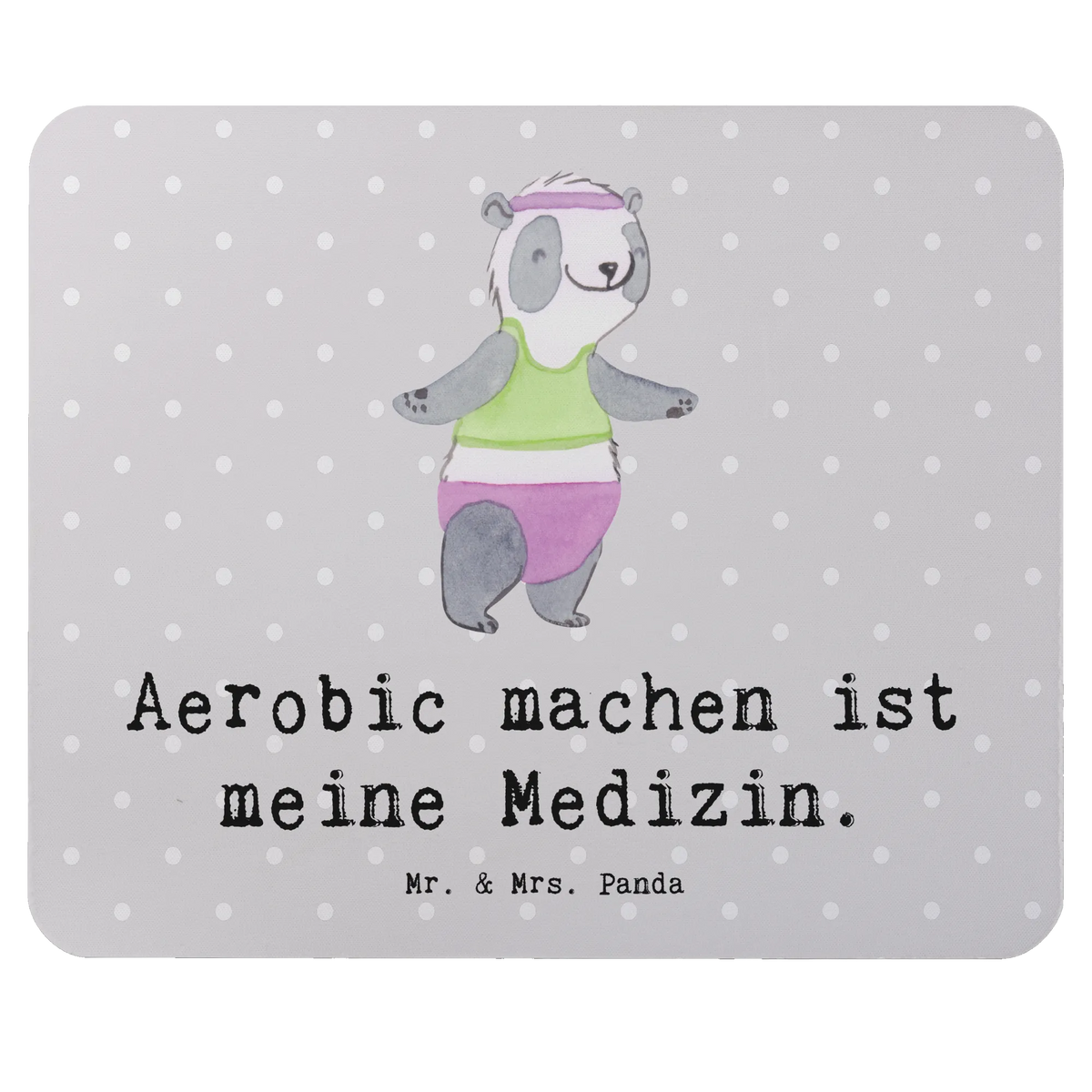 Mauspad Panda Aerobic