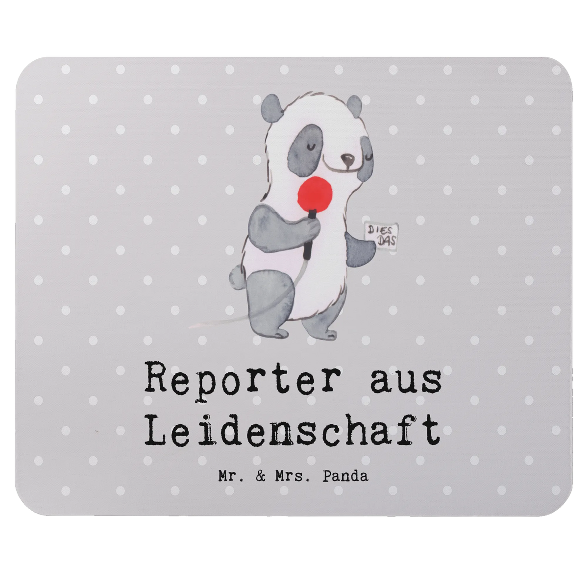 Mouse mat Reporter Passion Student, Pad, Mouse, Work, Study, Motif, Office, fun, Mouse Pad, Print, Gift, mousepad, PC, saying, gift, gift idea, best, farewell gift, passing exam, anniversary, retirement, promotion, job start, sayings, funny, profession