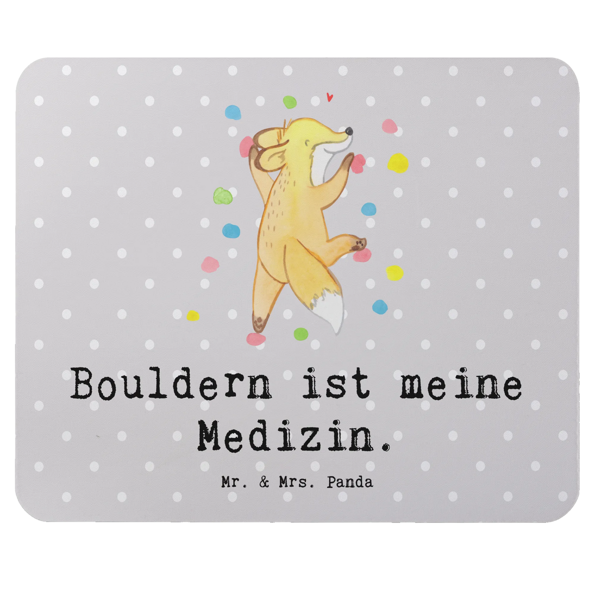 Mauspad Fuchs Bouldern