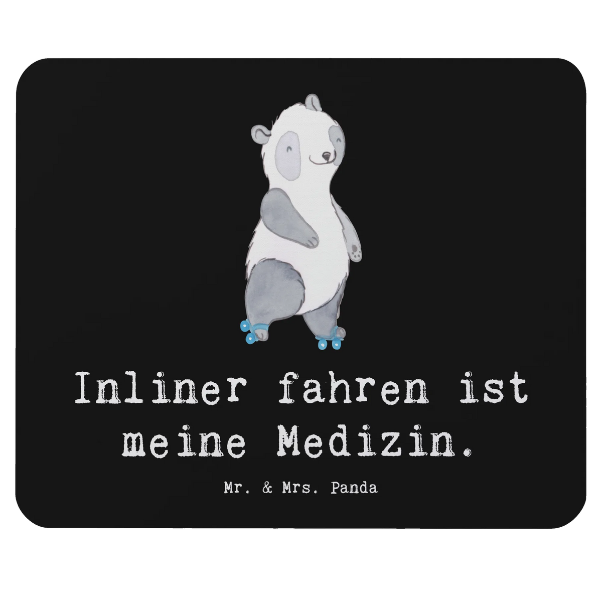Mauspad Panda Inliner fahren pc mausunterlage, gummi mauspad, laptop mauspad, computer mauspad, notebook mauspad, mauspad pc, mauspad laptop, Mousepad, mausteppich, laptop mousepad, computer mousepad, mousematte, Mauspad, computermatte, Mouse Pad, pc mauspad, pc mousepad, Geschenk, Schenken, Sport, Sportart, Hobby, Danke, Dankeschön, Auszeichnung, Gewinn, Sportler, Rollschuh fahren, Inlinern, Inliner fahren