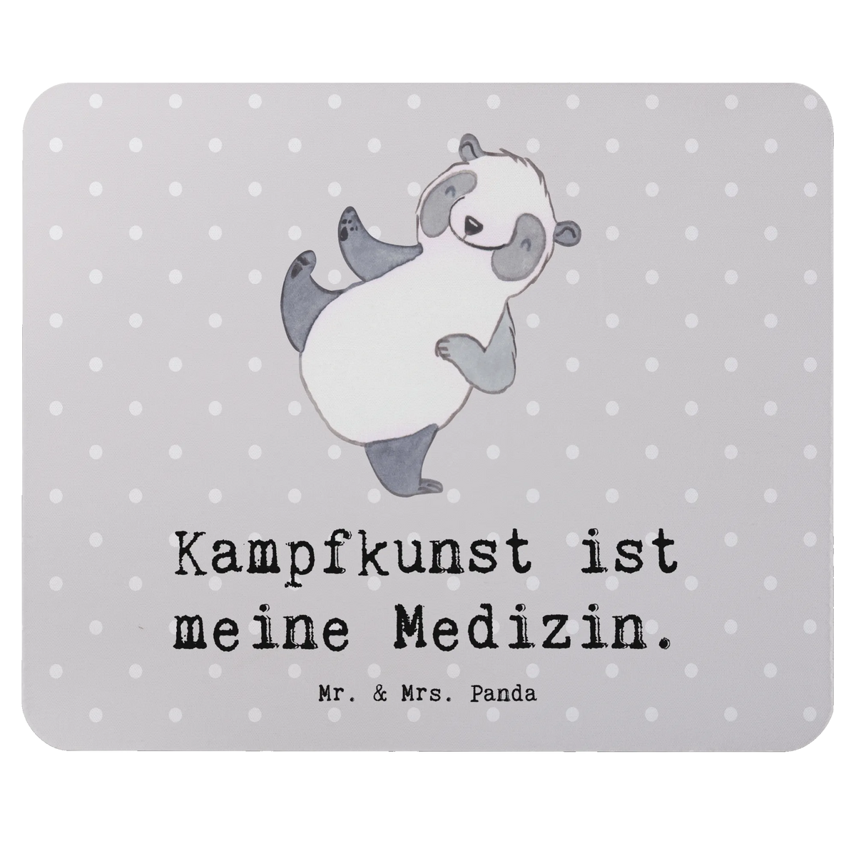 Mauspad Panda Kampfkunst
