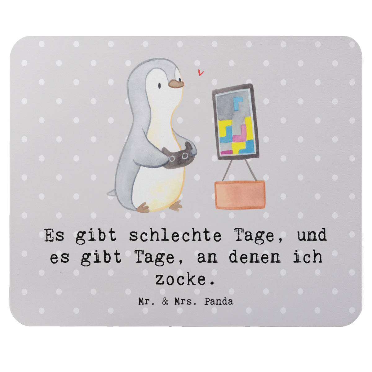 Mauspad Pinguin Zocken