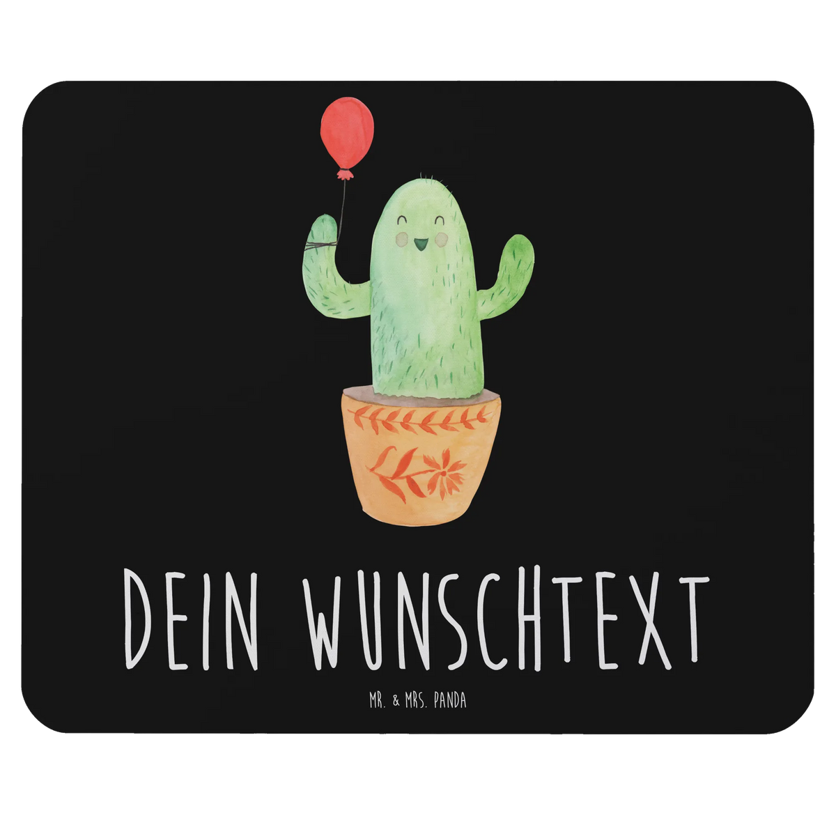 Personalised mouse mat cactus balloon cactus, cactuses, plants, cactus plant, small green cactus, new start, girlfriend, boyfriend, education, office life, cacti, balloon, exam, joy