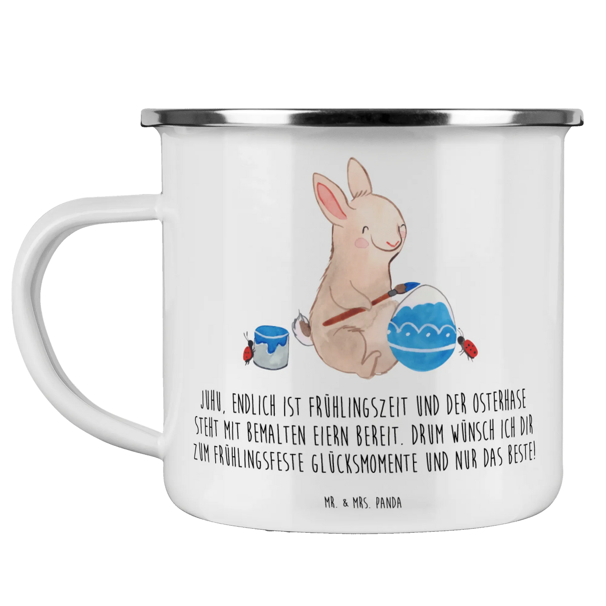 Camping Emaille Tasse Hase Marienkäfer reisetasse, Blechtasse, Teebecher, emaillebecher, becher emaille, Pott, wanderbecher, blechbecher, Kaffeepott, Campingbecher, Motivtasse, Campingtasse, Reisebecher, Haferl, Tasse Emaille, wandertasse, Emaille Tasse, Outdoor Becher, metallbecher, Emaille Becher, Teetasse, Outdoor Tasse, outdoortasse, Emailletasse, Ostergeschenke, Geschenke zu Ostern, Ostern Geschenk, Osternest, Ostergeschenke Kinder, Ostern Kinder, Osterdeko, Ostern, Osterhase, Frühlingsgefühle, Frühlingsgrüße, Hase, Picknicken, Ostergrüße, Eier Bemalen, Frühling, Ostereier