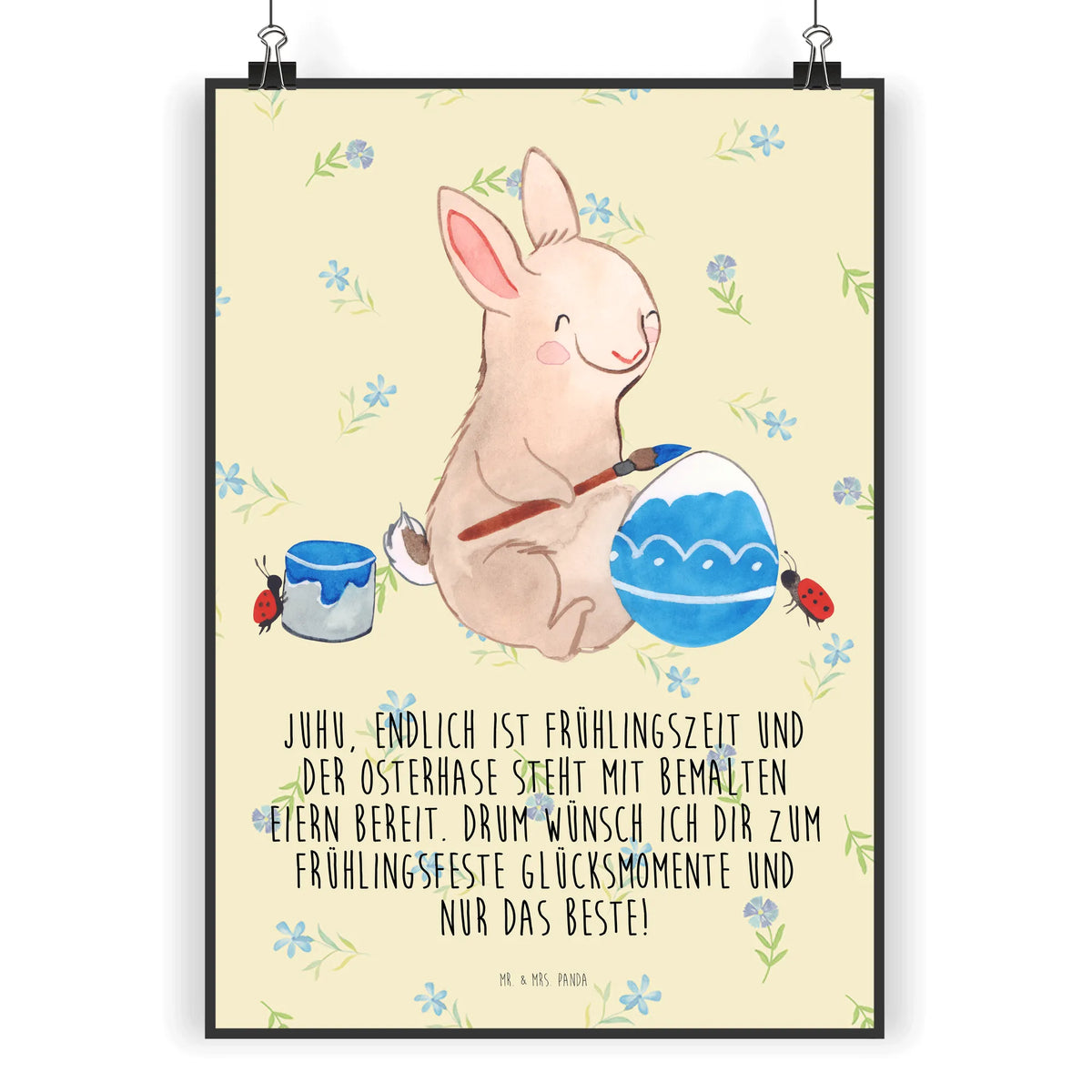 Bild Hase Marienkäfer Wanddeko Bild, drucke, Panda Poster, Mr. & Mrs. Panda Poster, Deko Poster, Plakat, wandkunst, Wanddekoration, Deko Bild, wanddruck, Designposter, wanddeko, Kunstdruck, typografie poster, Wandbild, Posterdruck, Bild, Design Poster, kunstdruck poster, kunstposter, Wandschmuck, grafikposter, Geschenke zu Ostern, Ostergeschenke, Ostern Geschenk, Ostergeschenke Kinder, Ostern Kinder, Ostern, Osterdeko, Osterhase, Osternest, Frühlingsgrüße, Hase, Ostergrüße, Ostereier, Eier Bemalen, Frühling, Frühlingsgefühle, Picknicken