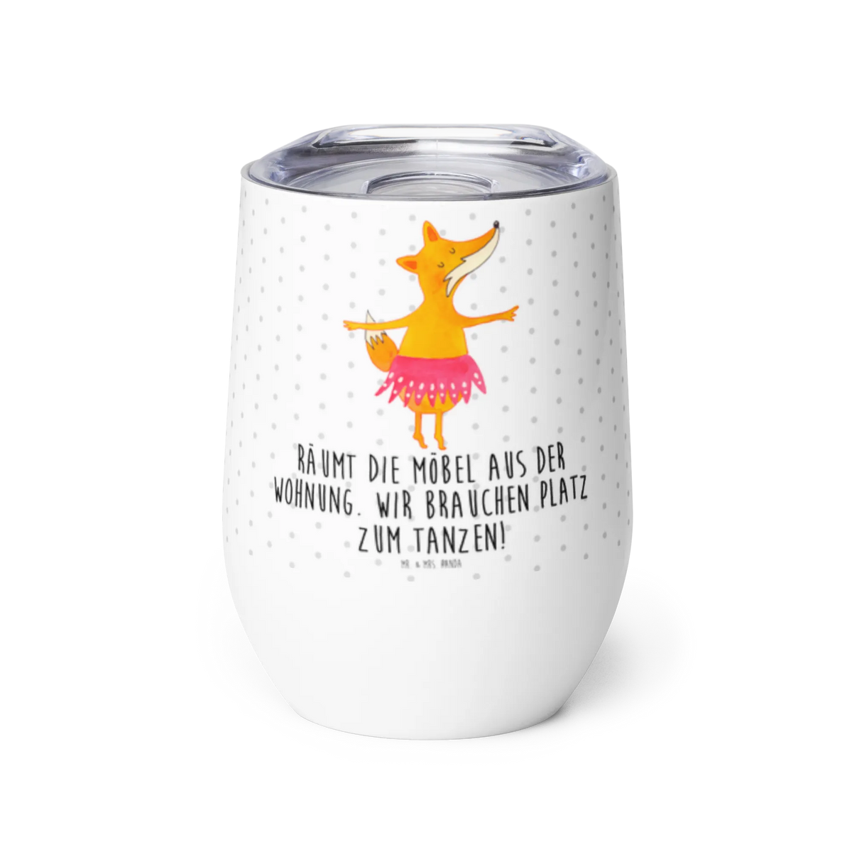 Weinbecher Fuchs Ballerina isoliertasse, heißgetränkebecher, Wein Thermobecher, Weinbecher, Thermo Becher, Outdoor Becher, edelstahl isolierbecher, thermosbecher, Weintumbler, reise kaffeebecher, glühweinbecher, edelstahl thermobecher, kaffee tasse, Edelstahlbecher, glühwein tasse, Edelstahl Weinbecher, motivbecher, Isolierbecher, Thermobecher, Reisebecher, Fuchs, Geburtstag, Party, Ballerina, Füchse, Tanzen, Füchsin, Ballett, Einladung, Fuchs Spruch, Tänzerin