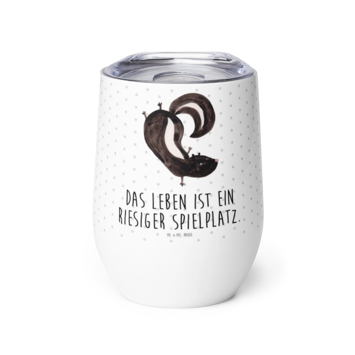 Weinbecher Stinktier Handstand edelstahl thermobecher, reise kaffeebecher, Outdoor Becher, glühwein tasse, Edelstahl Weinbecher, heißgetränkebecher, thermosbecher, Weintumbler, Weinbecher, kaffee tasse, Wein Thermobecher, glühweinbecher, Edelstahlbecher, Isolierbecher, edelstahl isolierbecher, motivbecher, Thermobecher, isoliertasse, Thermo Becher, Reisebecher, Stinktier, Skunk, Raubtier, Stinki, Kind, Verpielt, Wildtier, Spielplatz, Stinker