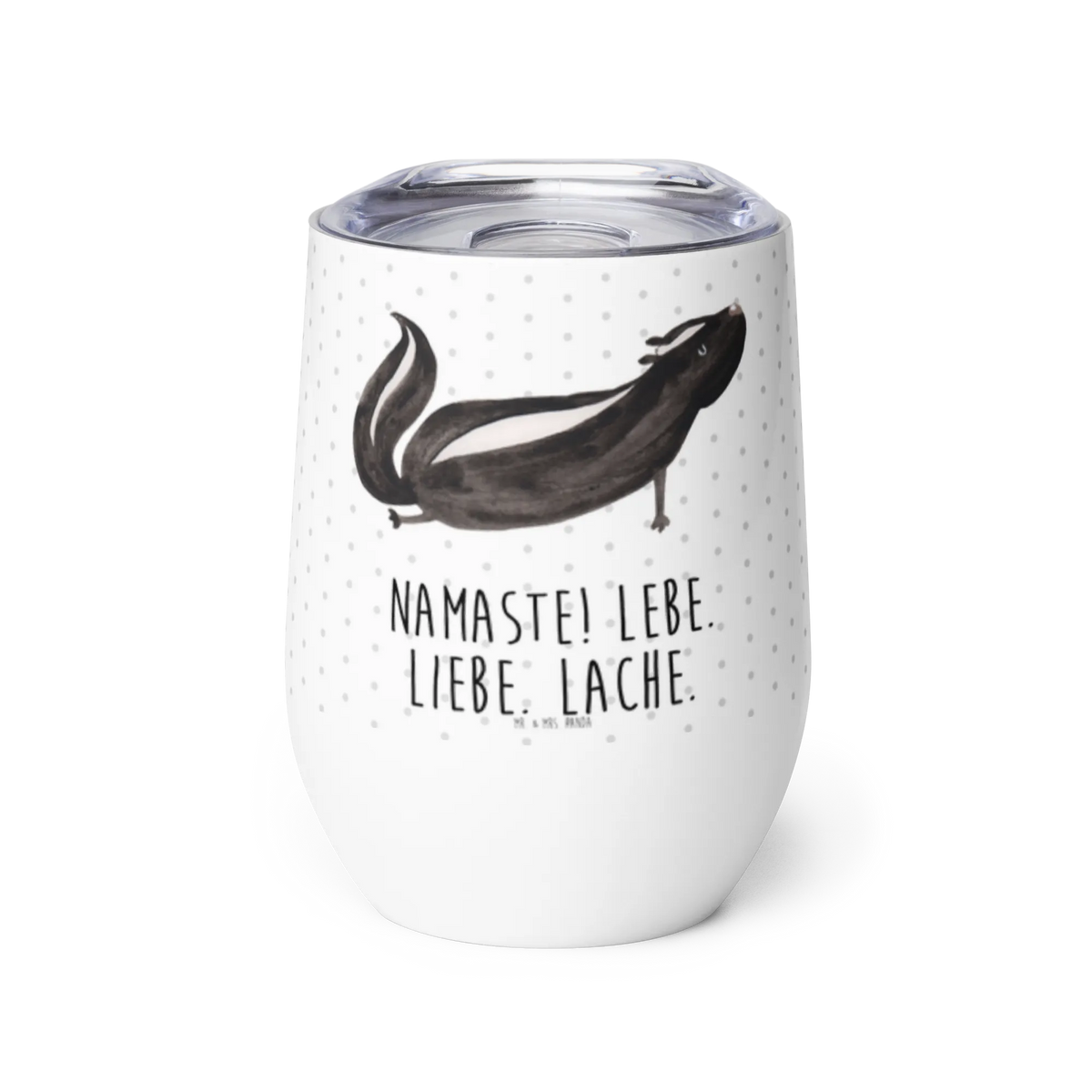 Weinbecher Stinktier Yoga Thermo Becher, Thermobecher, glühwein tasse, Edelstahlbecher, Edelstahl Weinbecher, Outdoor Becher, heißgetränkebecher, Wein Thermobecher, reise kaffeebecher, thermosbecher, kaffee tasse, glühweinbecher, isoliertasse, Reisebecher, edelstahl isolierbecher, Weinbecher, Weintumbler, edelstahl thermobecher, Isolierbecher, motivbecher, Stinktier, Skunk, Yoga, Stinki, Lache, Wildtier, Namaste, Stinker, Lebe, Raubtier, Liebe