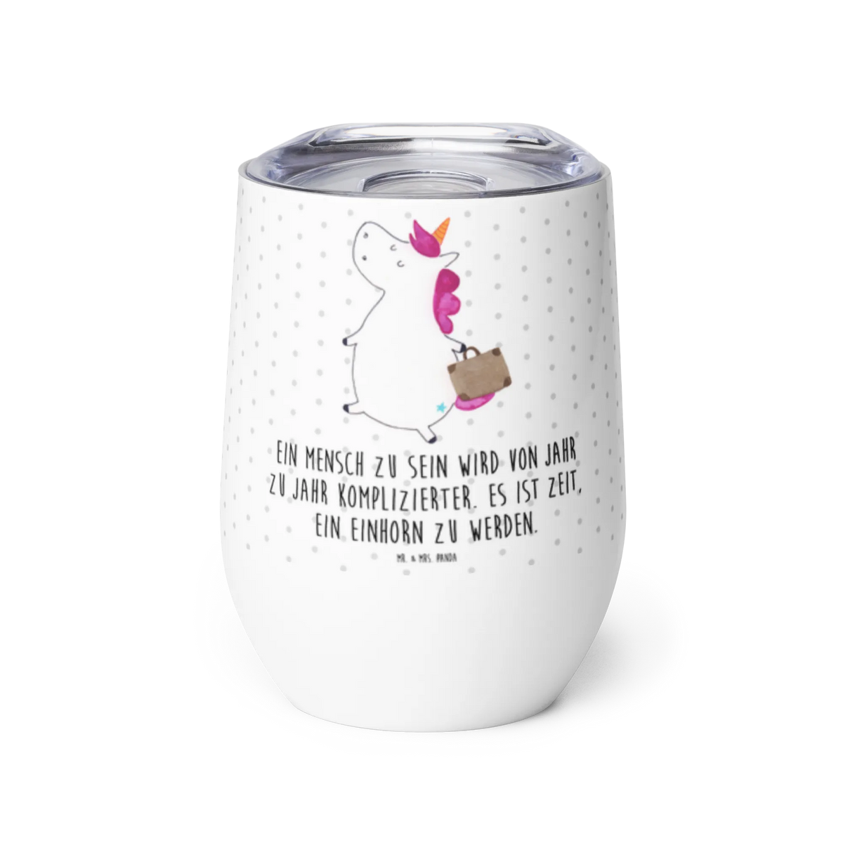 Weinbecher Einhorn Koffer motivbecher, Thermo Becher, edelstahl isolierbecher, glühweinbecher, thermosbecher, Reisebecher, glühwein tasse, heißgetränkebecher, edelstahl thermobecher, Weintumbler, Wein Thermobecher, Thermobecher, kaffee tasse, Edelstahlbecher, Outdoor Becher, Edelstahl Weinbecher, reise kaffeebecher, Isolierbecher, Weinbecher, isoliertasse, Unicorn, Einhorn, Einhörner, Einhorn Deko, Koffer, Lustig, Albern, Kind, Abenteuer, Erwachsen, Spaß, Verreisen, Reise, Witzig, Gepäck