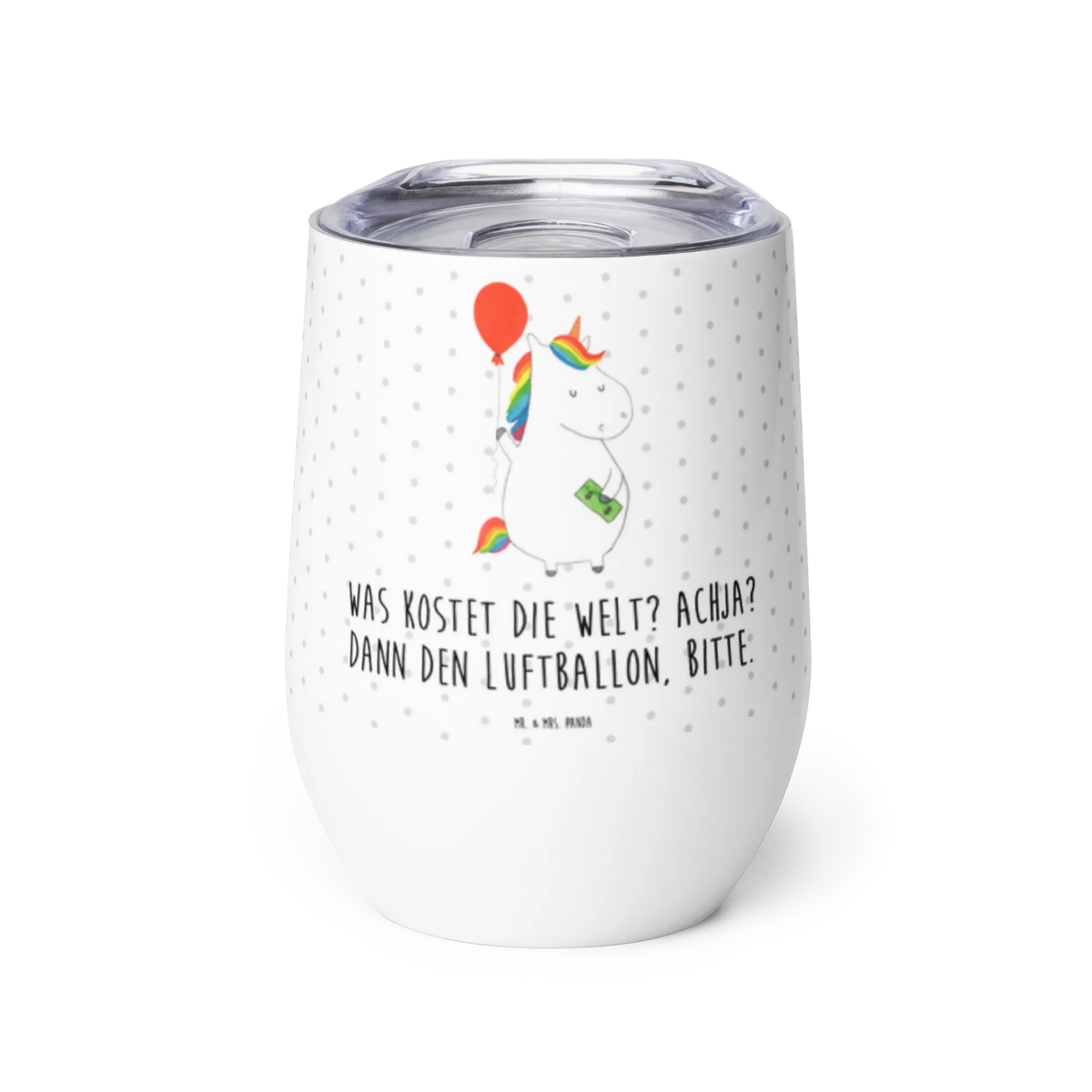 Weinbecher Einhorn Luftballon heißgetränkebecher, thermosbecher, motivbecher, Outdoor Becher, isoliertasse, edelstahl thermobecher, Edelstahlbecher, reise kaffeebecher, glühweinbecher, Wein Thermobecher, Edelstahl Weinbecher, Isolierbecher, kaffee tasse, Reisebecher, Weinbecher, Thermo Becher, glühwein tasse, Thermobecher, edelstahl isolierbecher, Weintumbler, Unicorn, Einhorn, Einhörner, Einhorn Deko, Freundin, Freude, Geschenk, Luftballon, Geld, Lebenslust