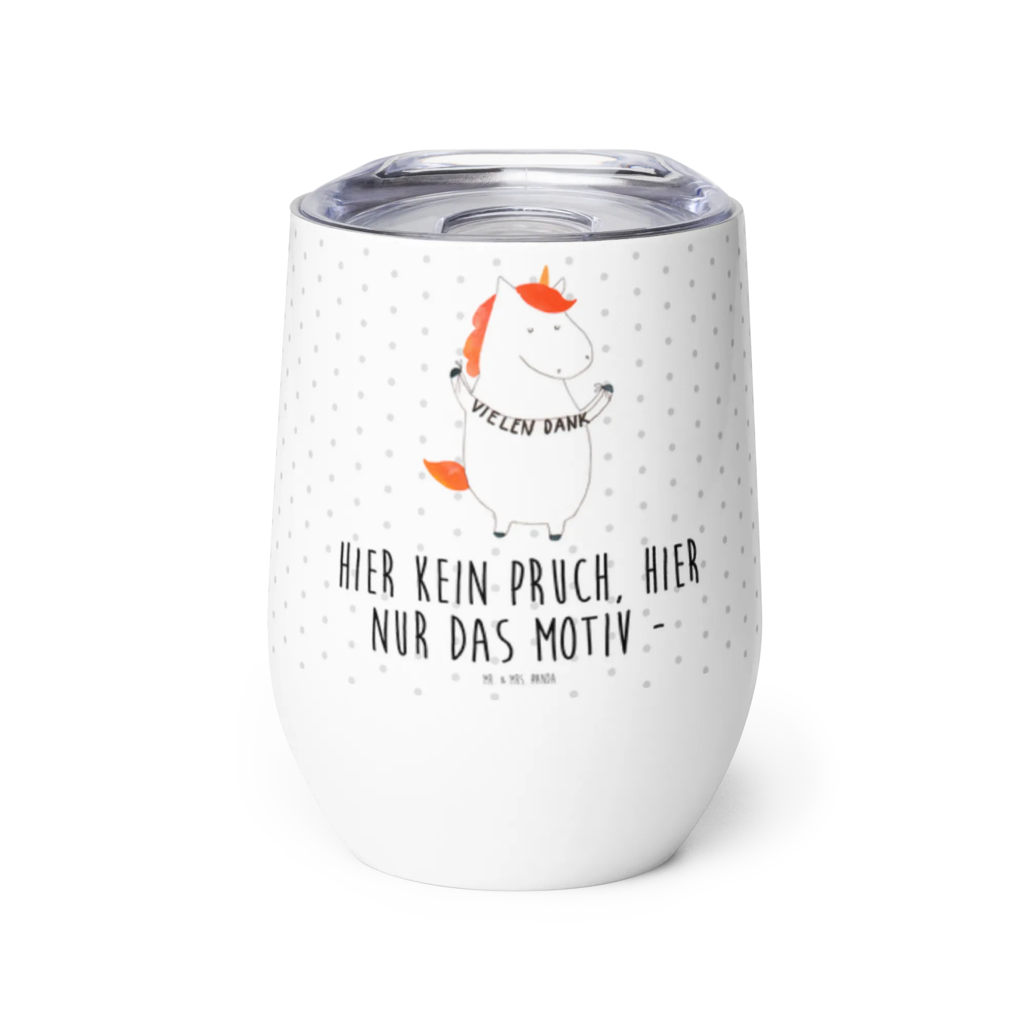 Wine cup unicorn Thank you very much thanks, Thank you present, thank you gift, thank you