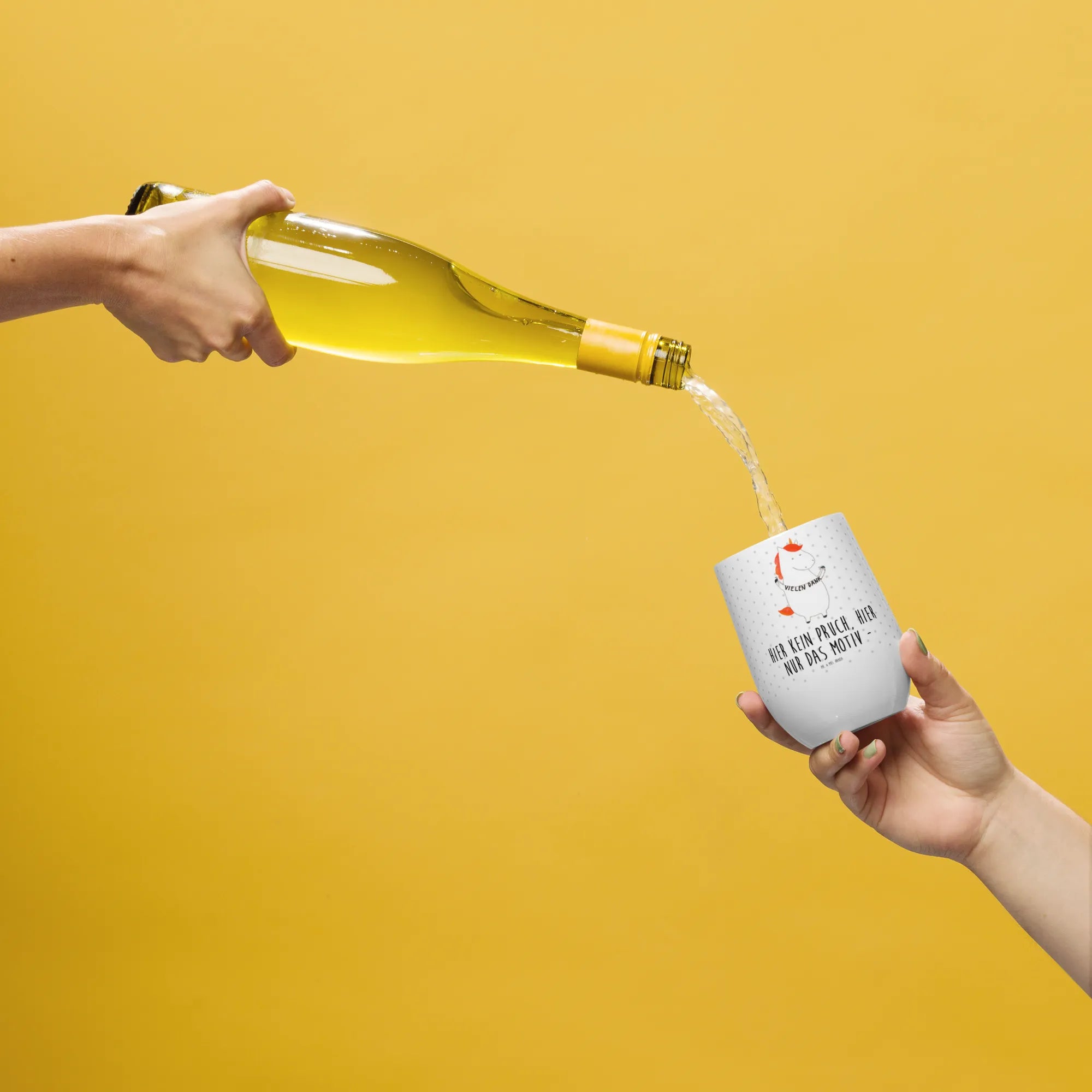Wine cup unicorn Thank you very much thanks, Thank you present, thank you gift, thank you