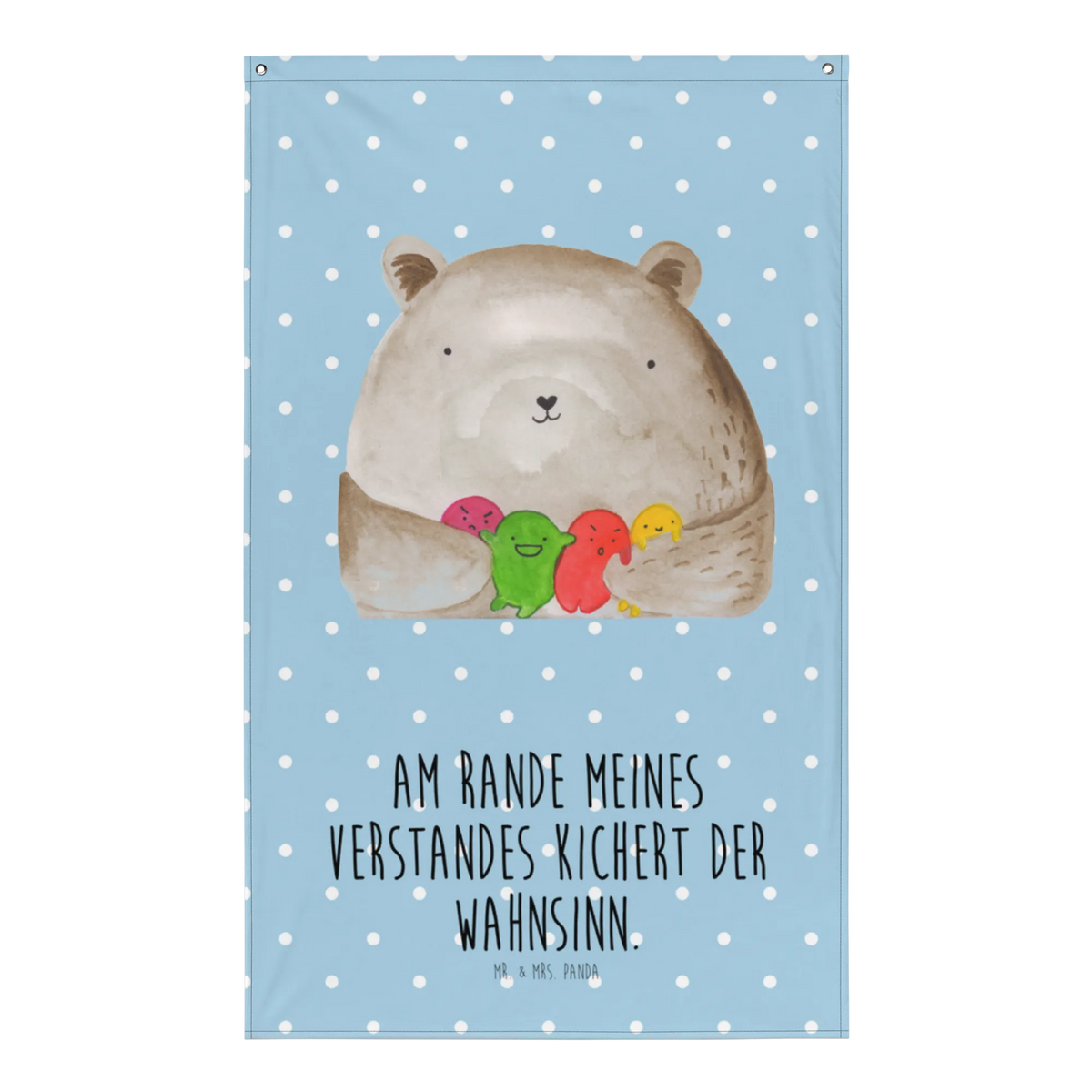 Tapestry bear Feeling Stoff Wandbild, Deko Wandteppich, Boho Wandteppich, Dekorativer Wandteppich, Wandschmuck, Wandtuch, Gobelin, Wandbehang, Tapisserie, Wandteppich, Tapestry, Textil Wandbild, Bildteppich, Hängedeko, Stoffbild, Wandbanner, Wandbild, Teddy, Bär, Teddybär, Wahnsinn, Durchgedreht, Verrückt