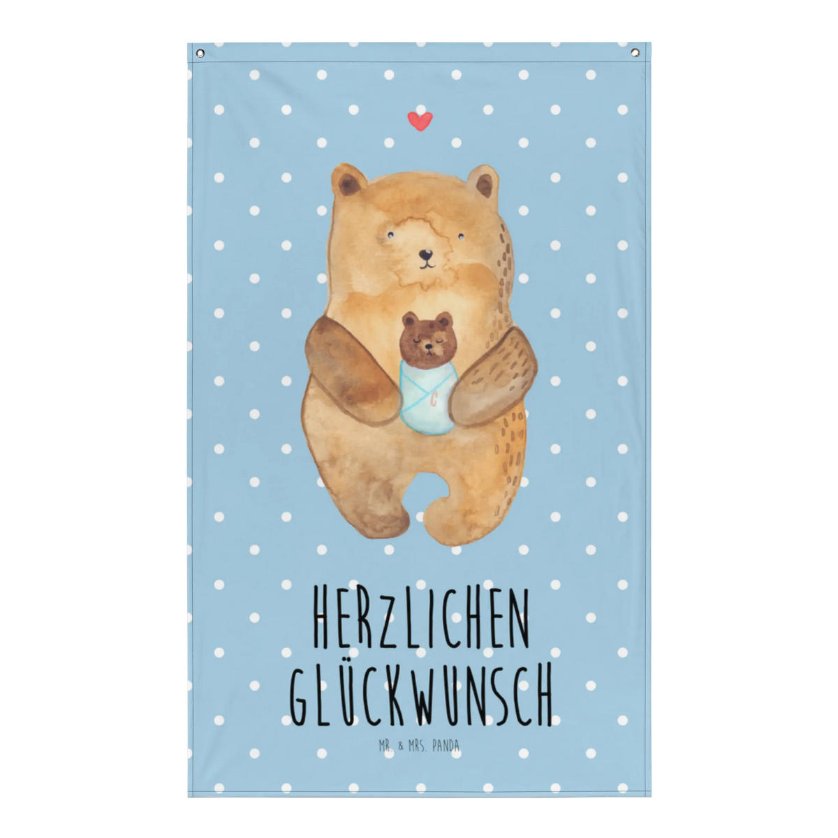 Tapestry bear infant teddy bear, cuddly toy, birthday, birth, niece, congratulations, nephew, mother, grandchild, parents, baptized child, baptism, grandson