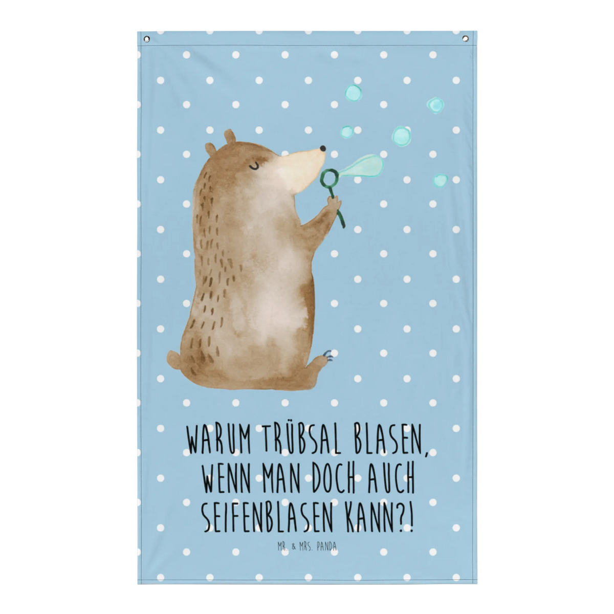 Tapestry bear soap bubbles Tapestry, Boho, Decoration, Wall hanging, bear, teddy, teddy bear, cuddly toy, Soap Bubbles Bear Funny Being Happy Sad Happy