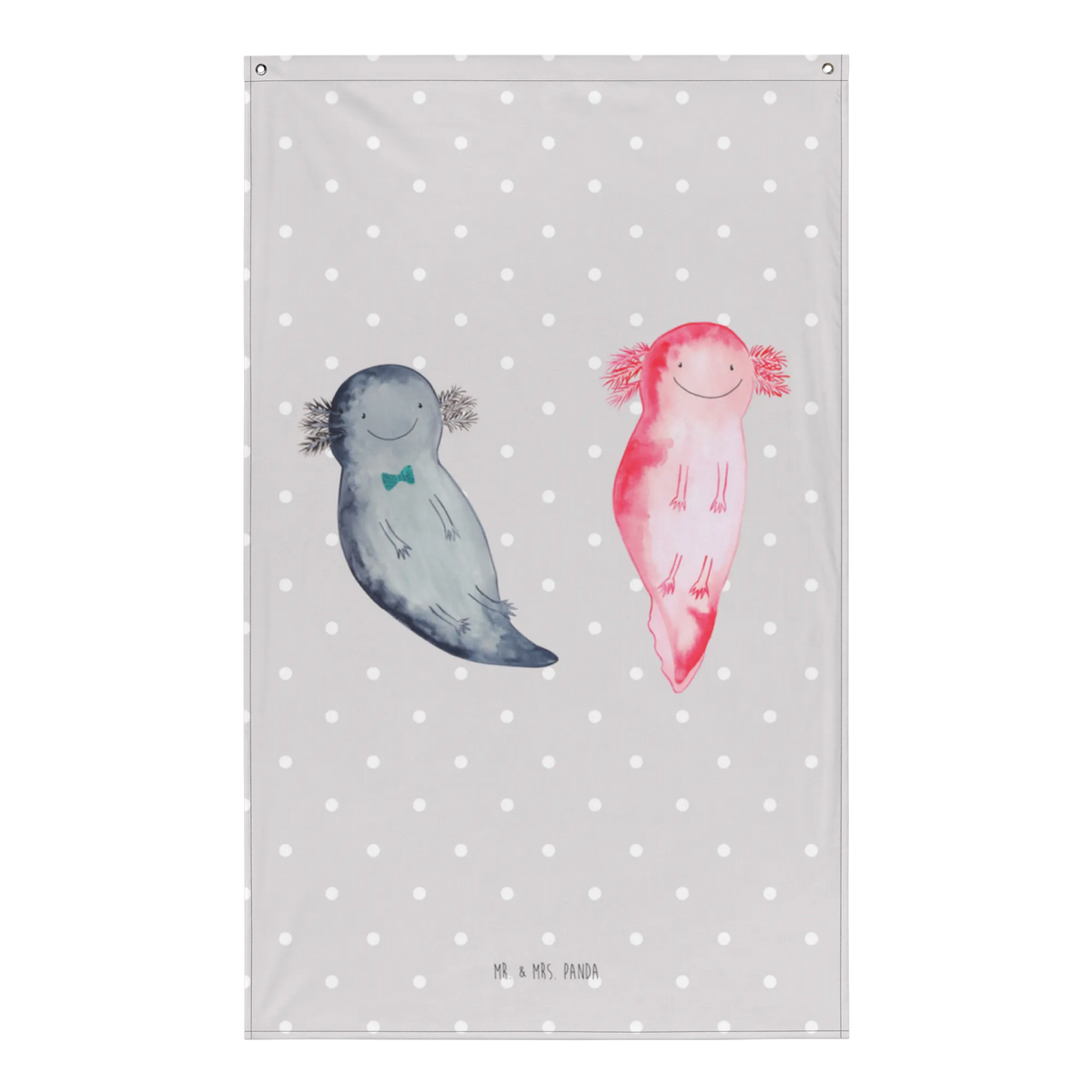 Tapestry axolotl Girlfriend Axelotl, marine animals, Mexican walking fish, salamander, great love, tail, husband, proof of love, amphibian, friend, fiancé, valentine's day, anniversary