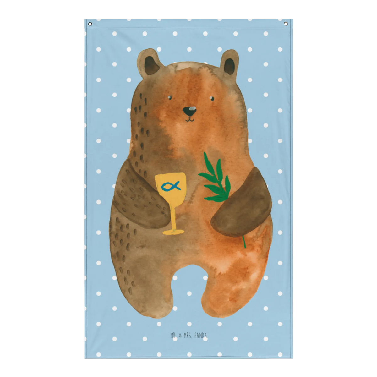 Tapestry bear confirmation Tapestry, Decoration, Boho, Wall hanging, bear, teddy, teddy bear, cuddly toy, evangelic, confirmation, church, service