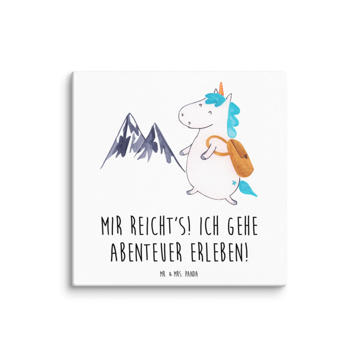 Canvas picture unicorn climber travel, explorer, mountaineer, mountains, world trip, world traveler, adventure, adventurer, vacation