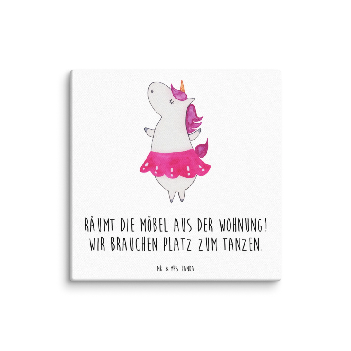 Leinwand Bild Einhorn Ballerina Kunstdruck, Leinwand, Unicorn, Einhorn, Einhörner, Einhorn Deko, Feiern, Tänzerin, Lebenslust, Party, Wohnung, Ballerina, Spaß, Tanzen, Lebensfreude, Geburtstag
