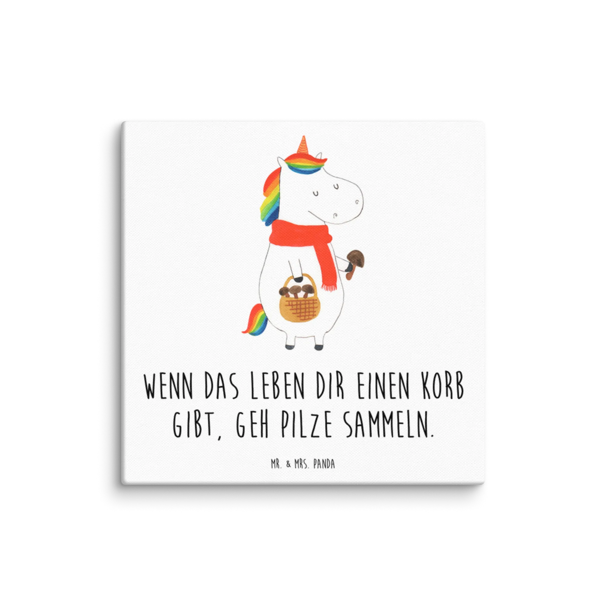 Leinwand Bild Einhorn Pilz Leinwand, Kunstdruck, Unicorn, Einhorn, Einhörner, Einhorn Deko, Spruch, Liebeskummer, Motivation, Pilzsammler, Pilze