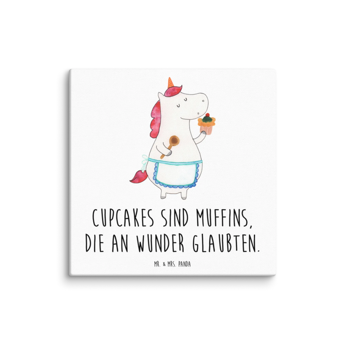 Canvas picture unicorn Kitchen bake, cook, baker present, pie, dreamer, hobby cook, Baker gift, cake, dreaming