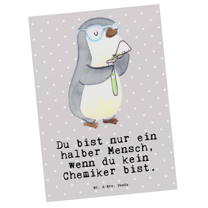einzelkarte Chemiker Herz
