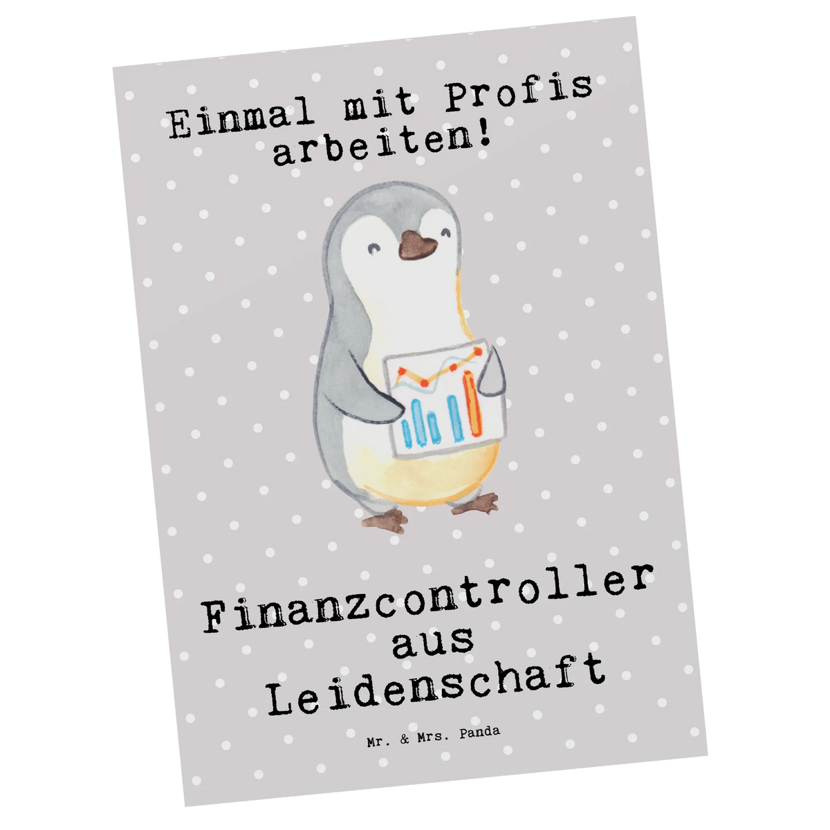 Postkarte Finanzcontroller Leidenschaft