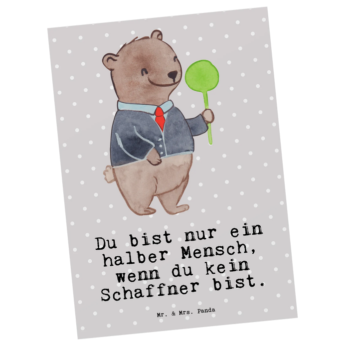 Postkarte Schaffner Herz