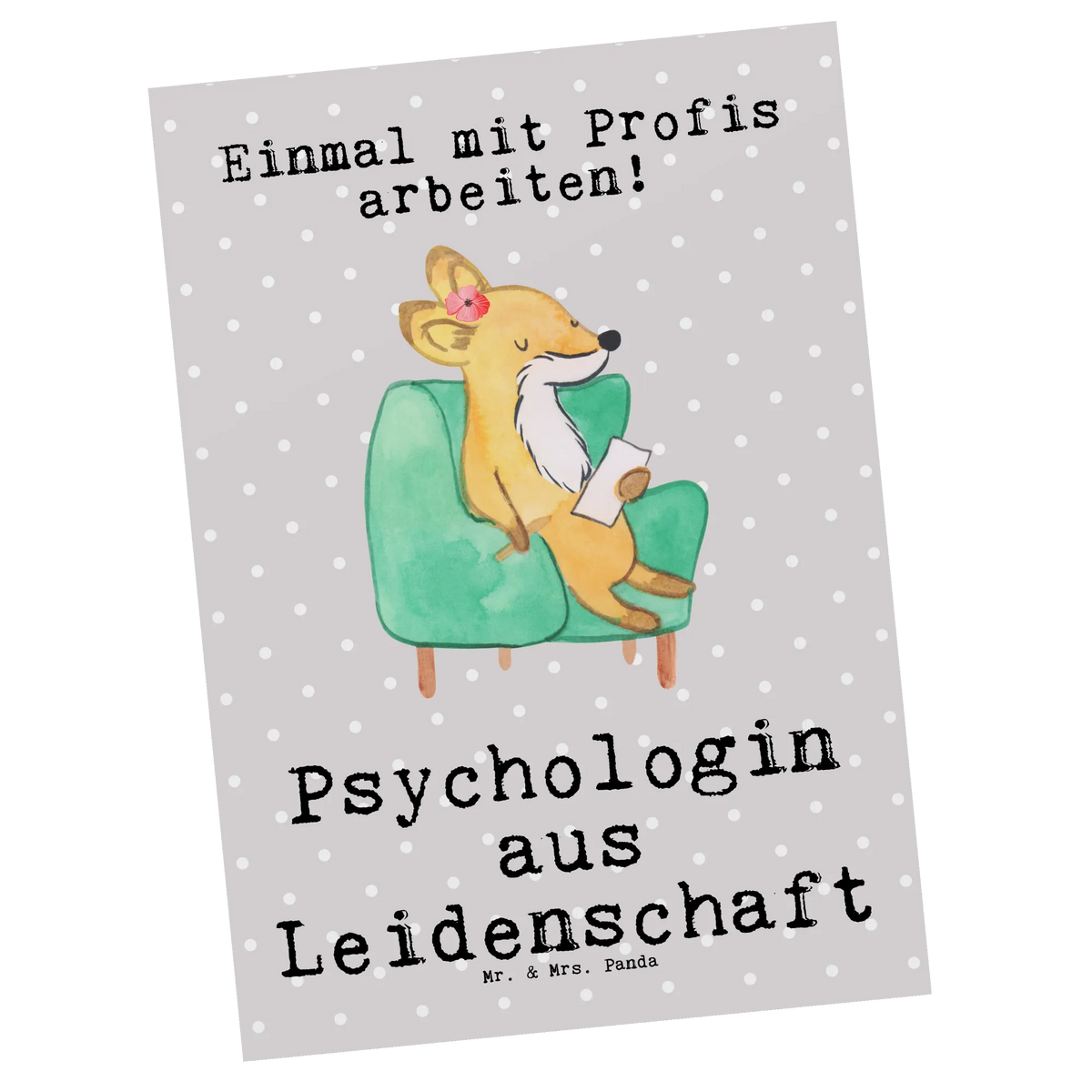 Postcard Psychologist Passion paper, Postcard, letter, card, invitation card, invitation, gift, gift card, postcards, gift idea, best, farewell gift, passing exam, anniversary, retirement, promotion, job start, sayings, funny, profession