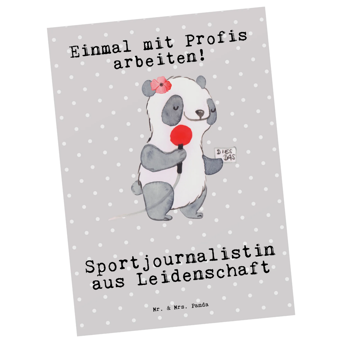 Postcard Sports journalist Passion card, gift card, postcards, gift, Postcard, invitation, paper, invitation card, letter, gift idea, best, farewell gift, passing exam, anniversary, retirement, promotion, job start, sayings, funny, profession