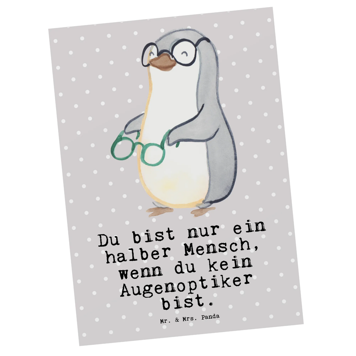 Postcard optician Heart gift, sayings, gift idea, best, farewell gift, passing exam, anniversary, retirement, promotion, job start, profession