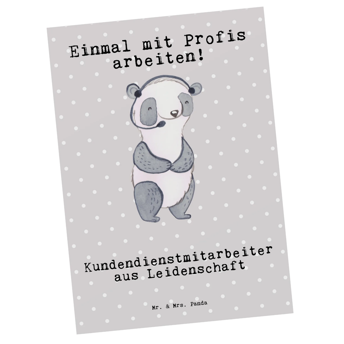 Postcard Customer Service Representative Passion card, invitation card, invitation, Postcard, paper, gift, postcards, letter, gift card, gift idea, best, farewell gift, passing exam, anniversary, retirement, promotion, job start, sayings, funny, profession