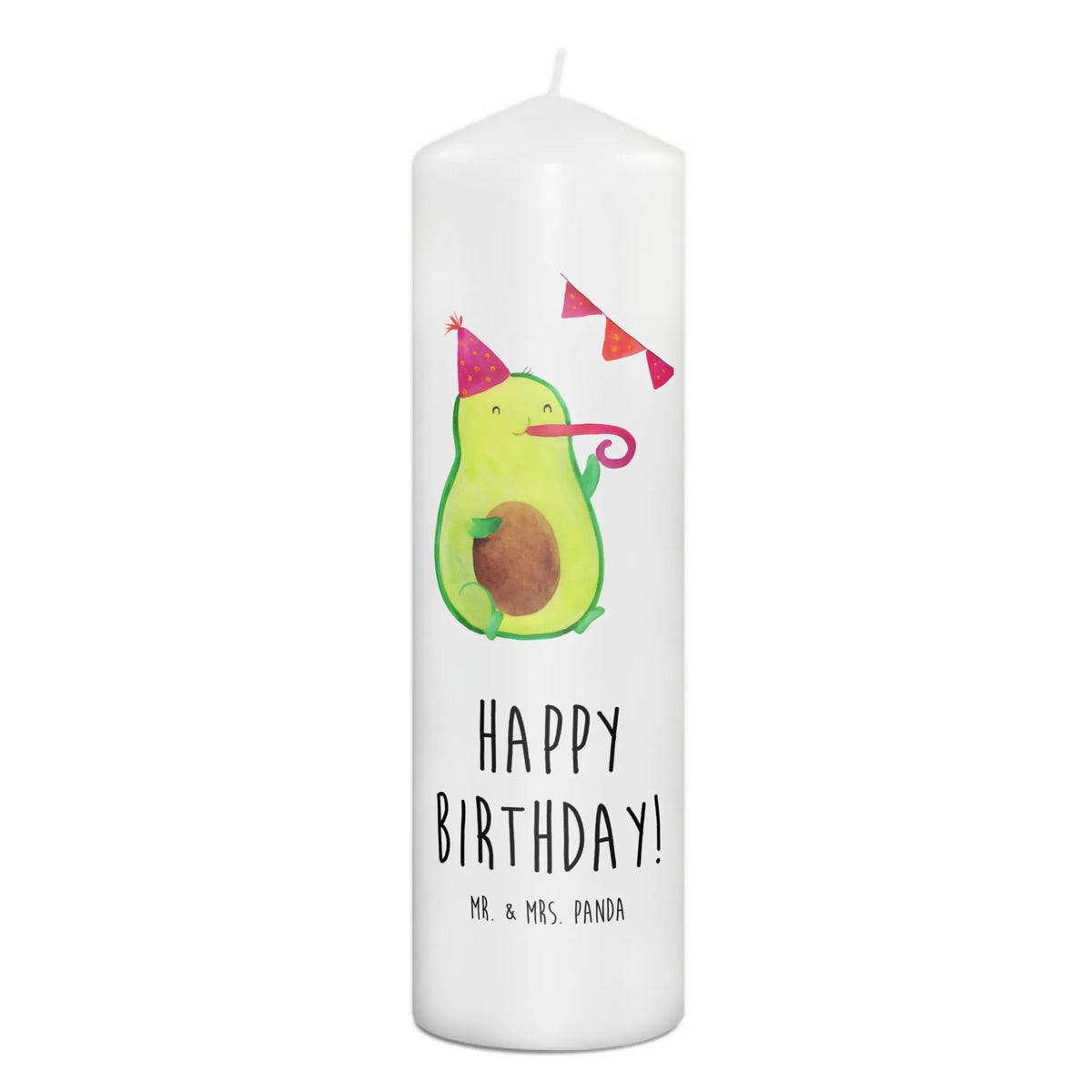 Candle avocado Birthday Blockkerze, Kerze, Wachskerze, Stumpenkerze, Zylinderkerze, Erinnerungskerze, Bedruckte Kerze, Erinnerungslicht, Gesund, Veggie, Avocado, Vegan