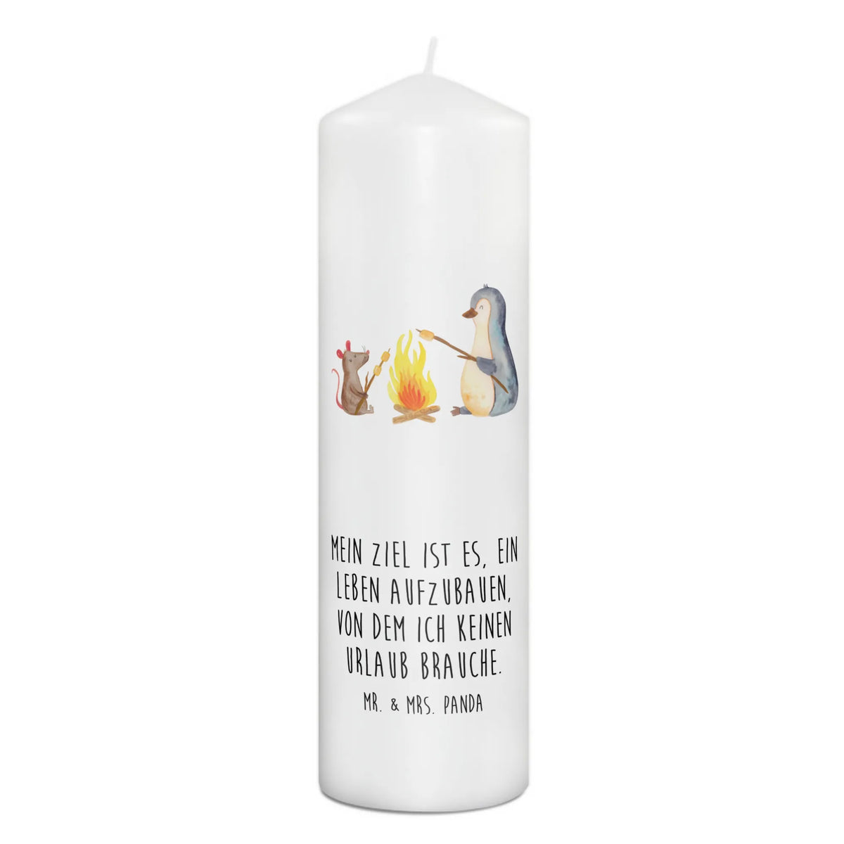 Kerze Pinguin Lagerfeuer Erinnerungslicht, Blockkerze, Stumpenkerze, Bedruckte Kerze, Erinnerungskerze, Zylinderkerze, Kerze, Wachskerze, Pinguin, Marshmallows, Leben, Lagerfeuer, Lebensmotivation, Büroalltag, Neustart, Arbeit, Maus, Liebe, Motivation, Pinguine, Feuer, Lebensspruch, Büro, Job, Grillen