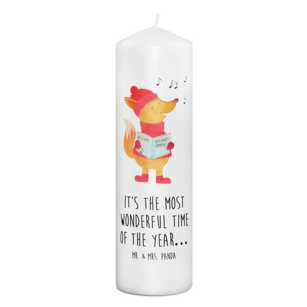 Candle Fox Singer snow, Christmas time