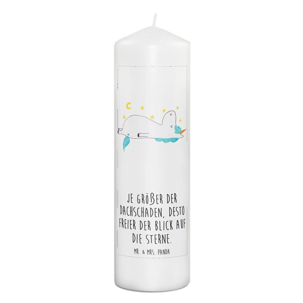 Candle unicorn starry sky girlfriend present, stars, heaven, girlfriend gift