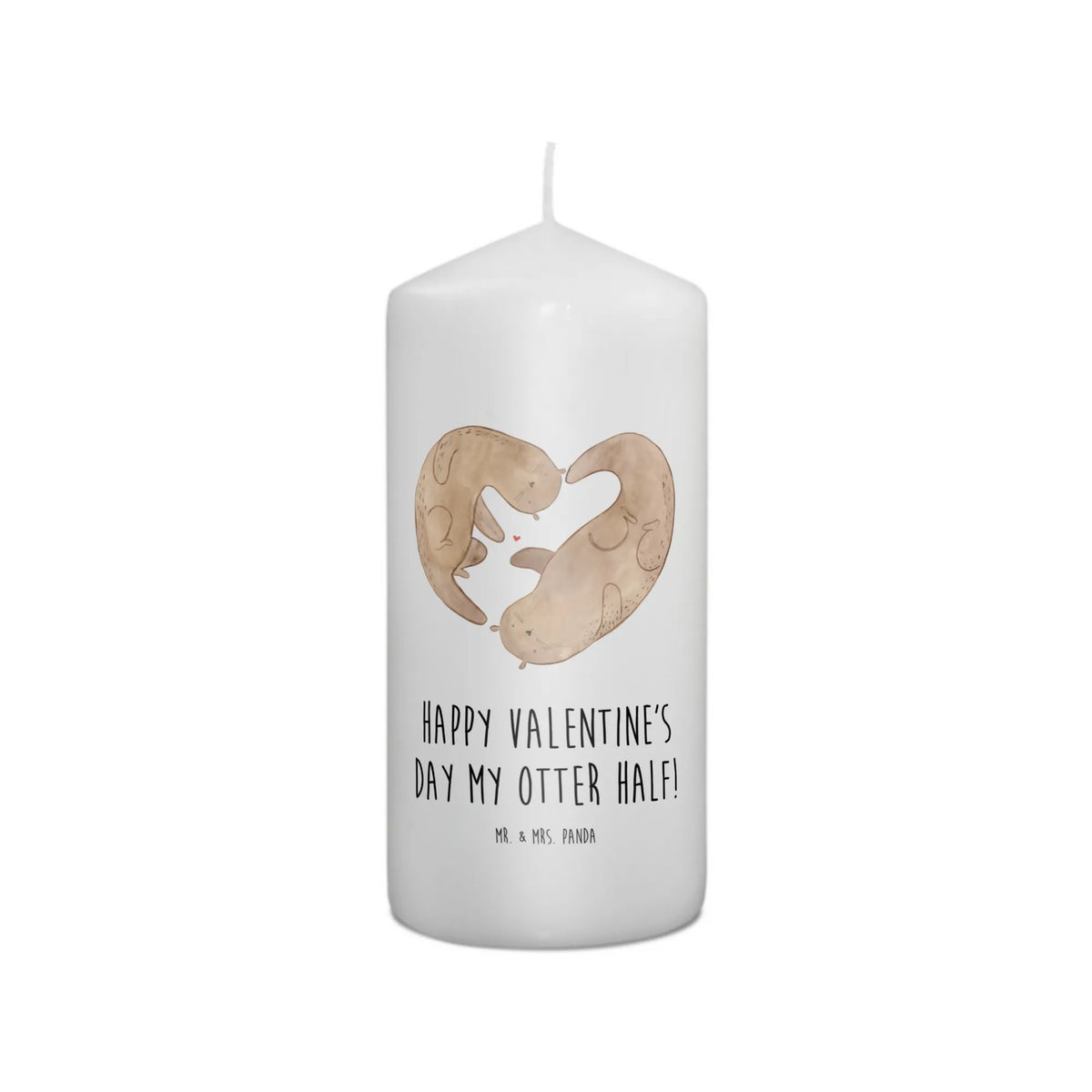 Candle otter valentine Kerze, Erinnerungslicht, Erinnerungskerze, Bedruckte Kerze, Blockkerze, Stumpenkerze, Zylinderkerze, Wachskerze, Freundin, Freund, Liebe, Liebesgeschenk, Jahrestag, Verlobung, Partner, Ehemann, Ehefrau, Heiraten, Heiratsantrag, Hocheitstag, Geschenk für Freundin, für Ehemann, Hochzeitstag, Liebesbeweis, Valentinstag, Geschenk für Frauen, Mitbringsel, Geschenk für Partner, für Männer