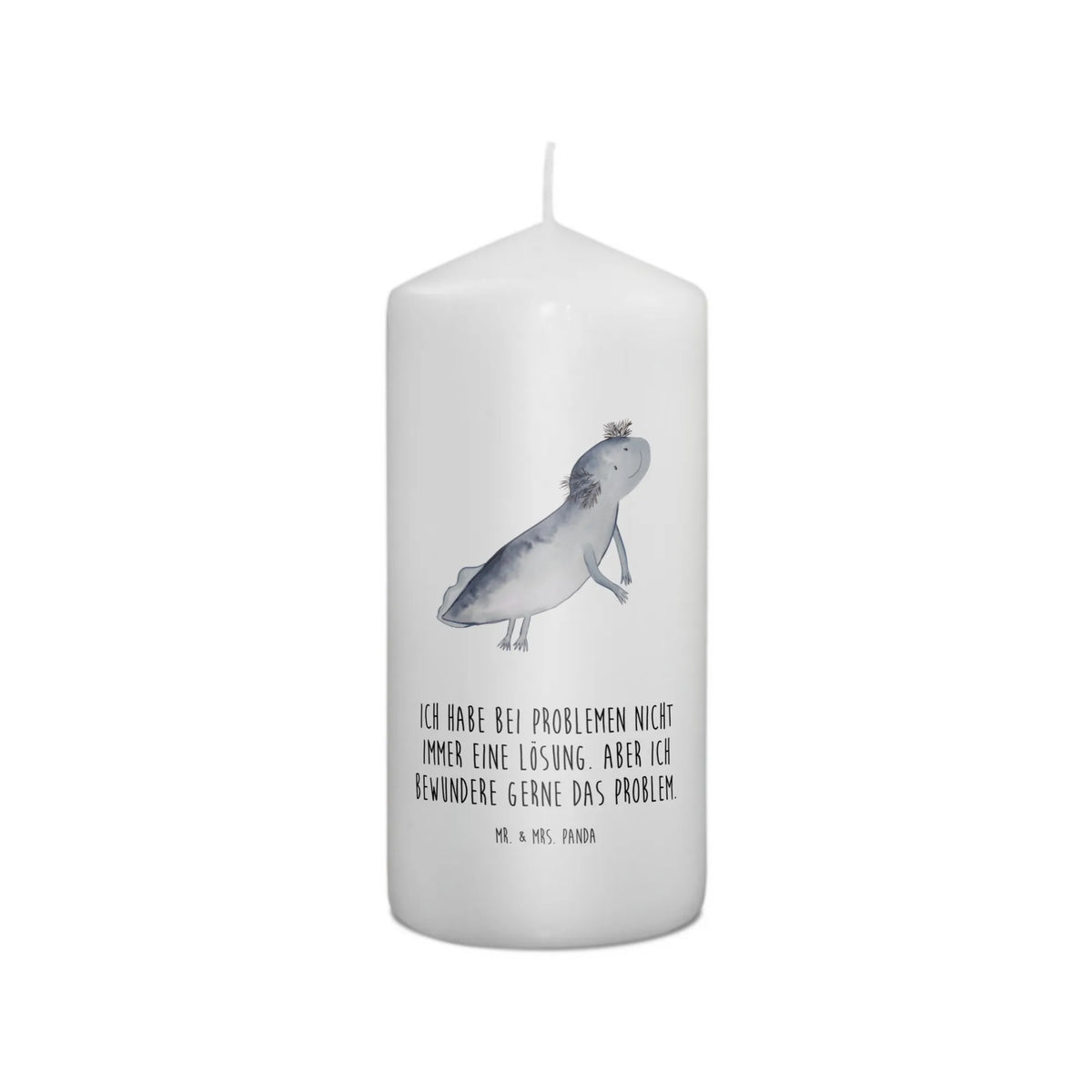 Candle axolotl To swim