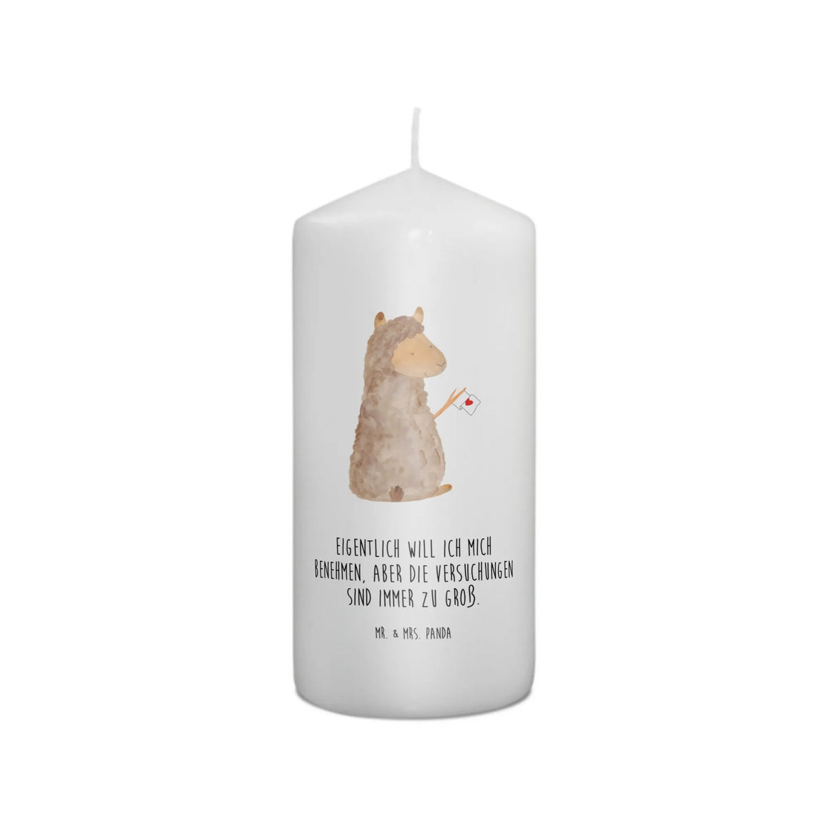 Candle alpaca banner